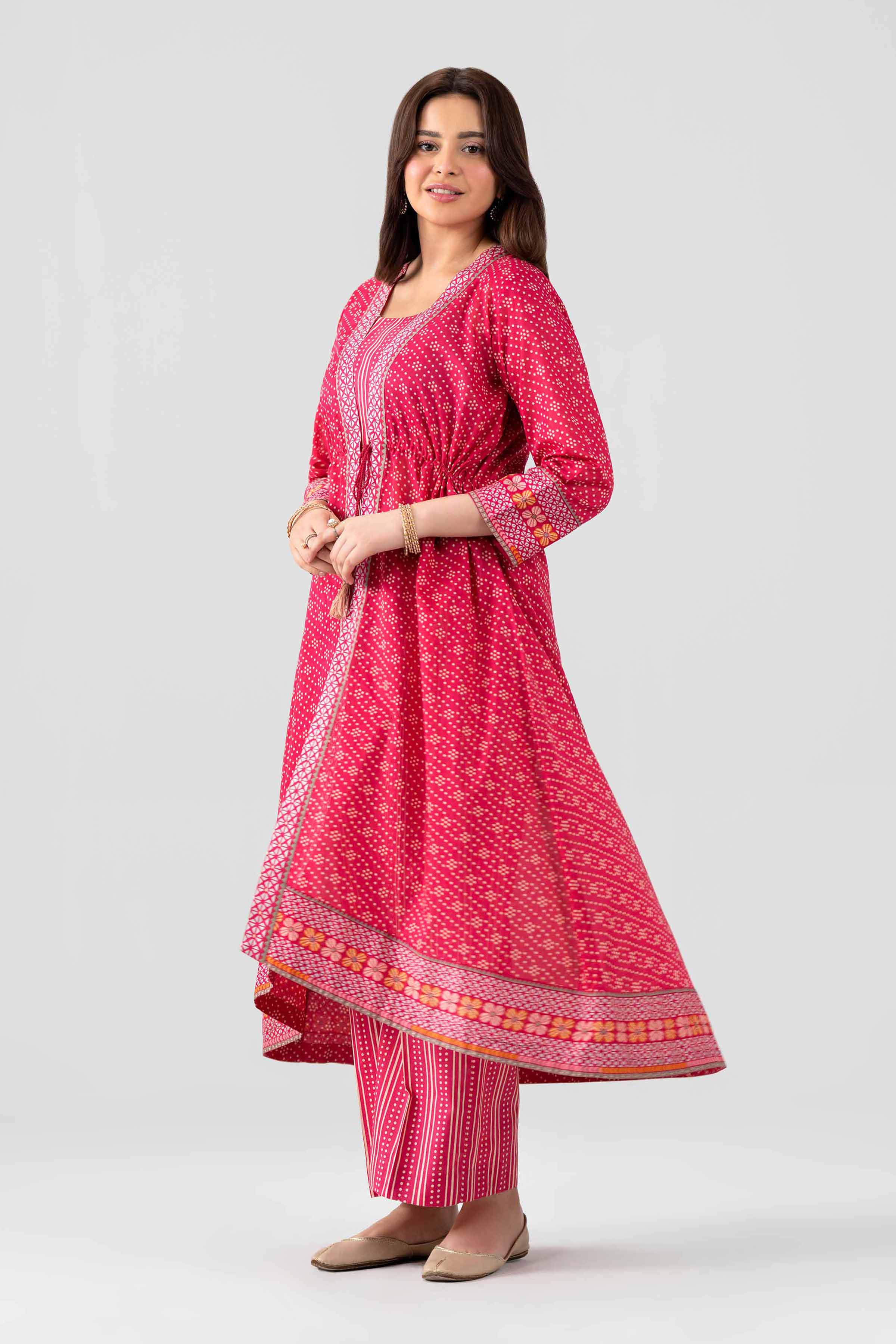 2 Piece - Printed Suit - KFS26-99 Pink Lawn 2PC Embroidered Nishat Australia