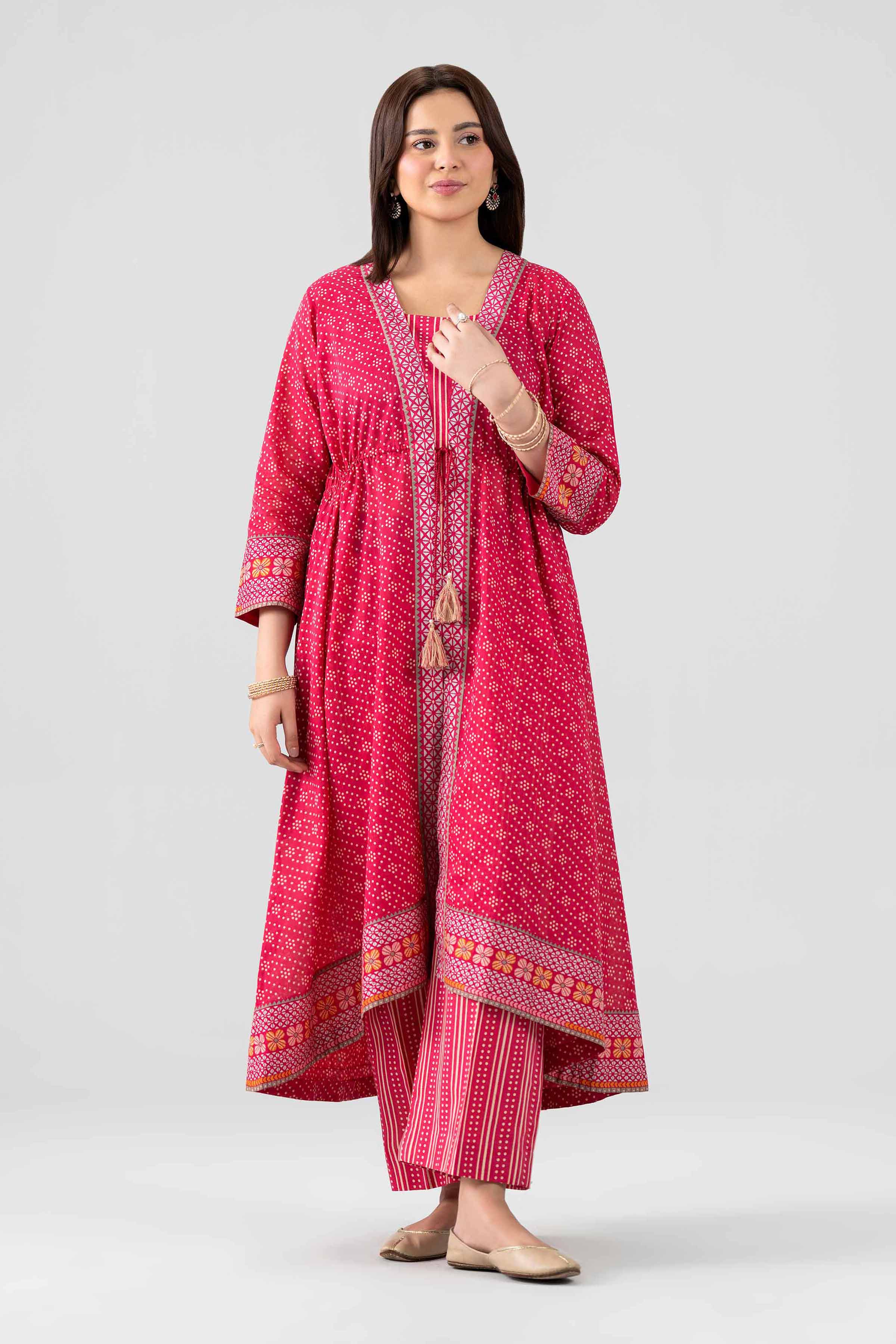 2 Piece - Printed Suit - KFS26-99 Pink Lawn 2PC Embroidered Nishat Australia