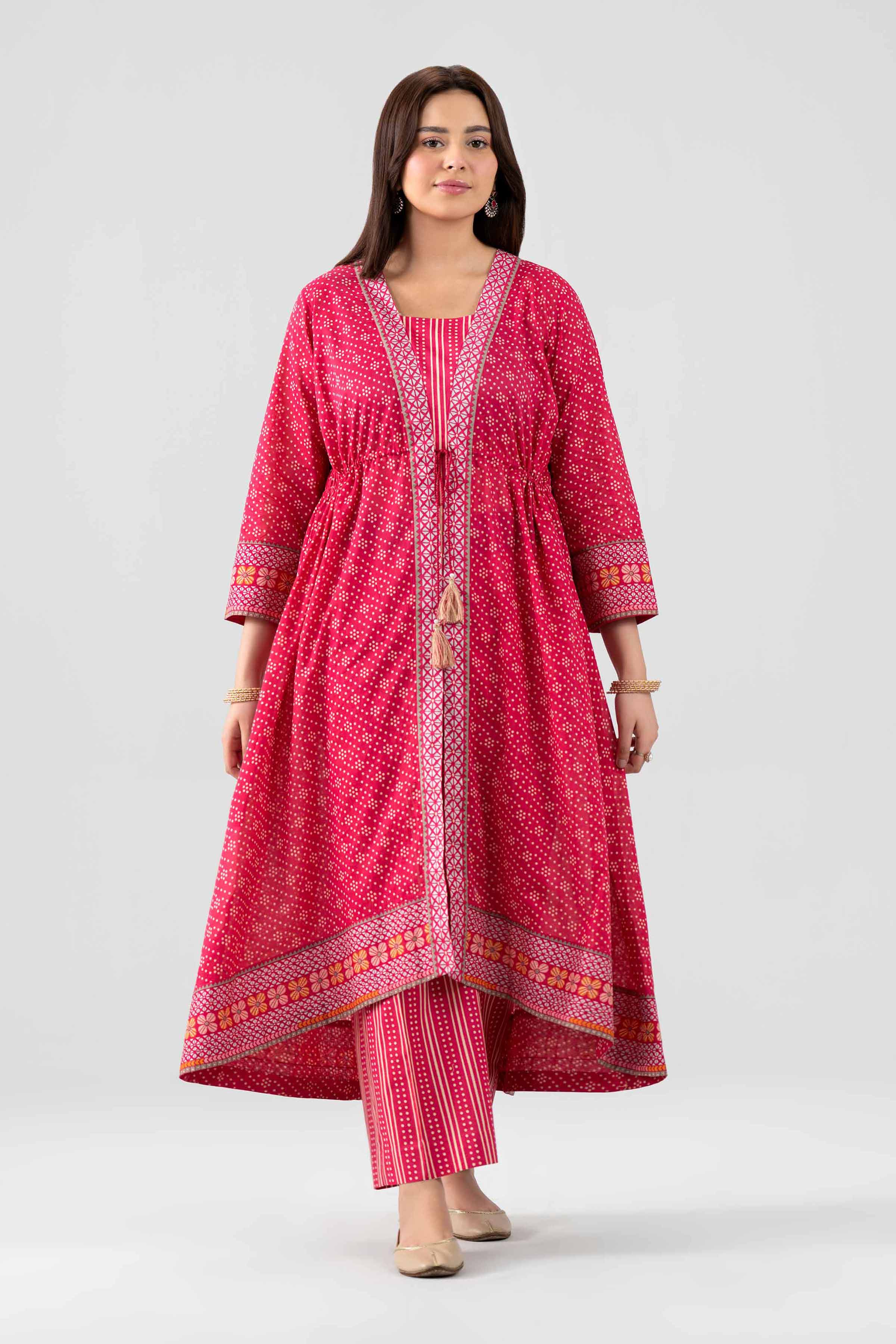 2 Piece - Printed Suit - KFS26-99 Pink Lawn 2PC Embroidered Nishat Australia