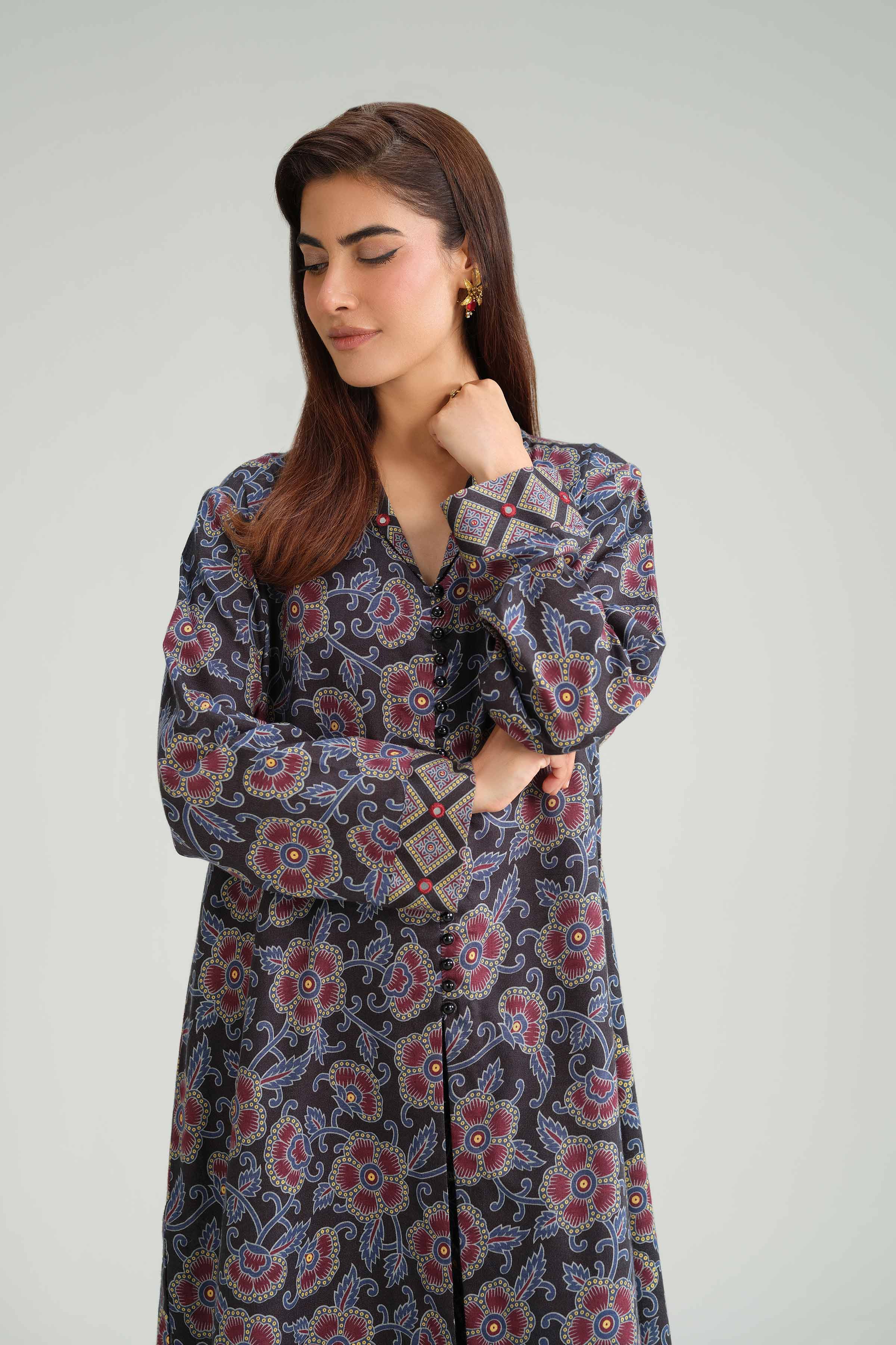 2 Piece - Printed Suit - KFW25-165 READY TO WEAR - LUXURY Multi Karandi 2PC Printed