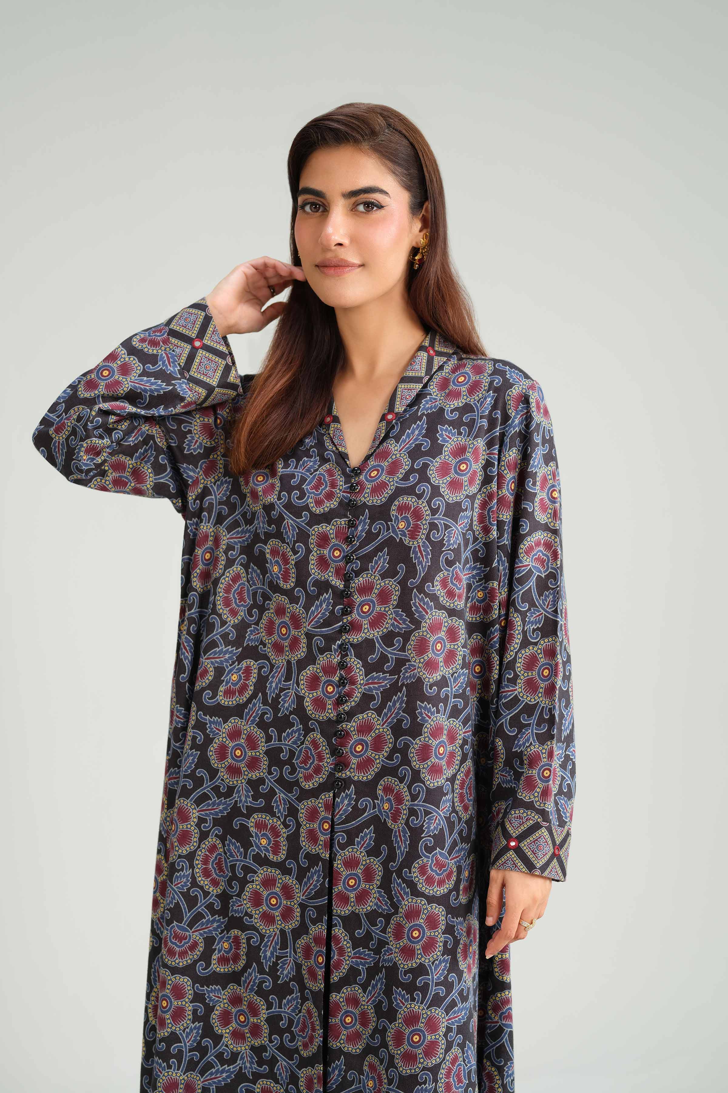 2 Piece - Printed Suit - KFW25-165 READY TO WEAR - LUXURY Multi Karandi 2PC Printed