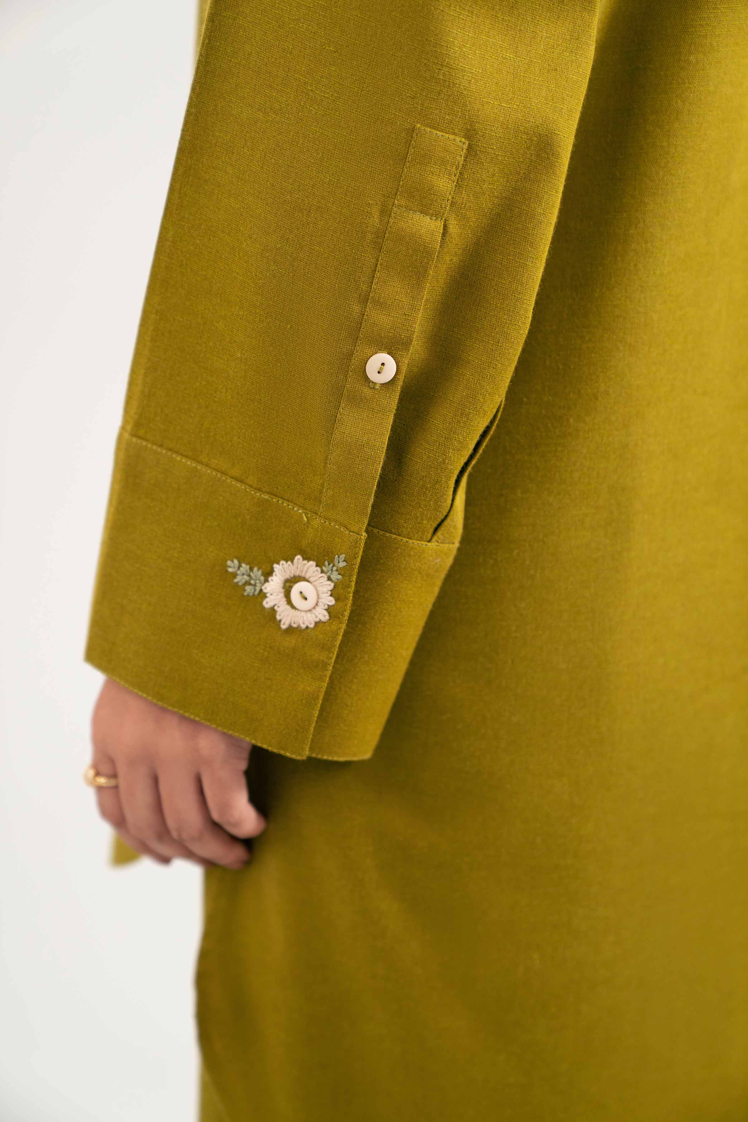 2 Piece - Basic Suit - KFW25-226 READY TO WEAR - LUXURY Green Karandi 2PC Solids