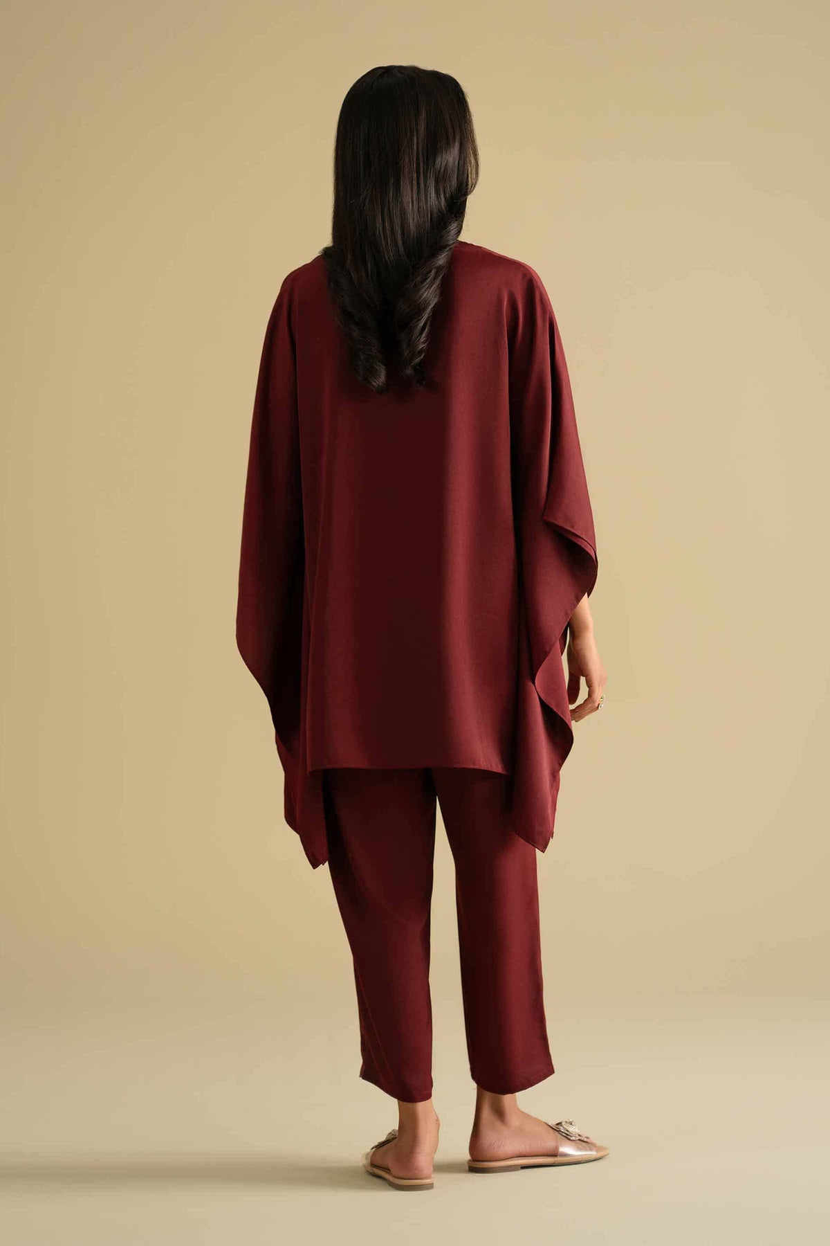 2 Piece - Embroidered Loungewear - KLS26-09Red Grip 2PC Embroidered Nishat Australia