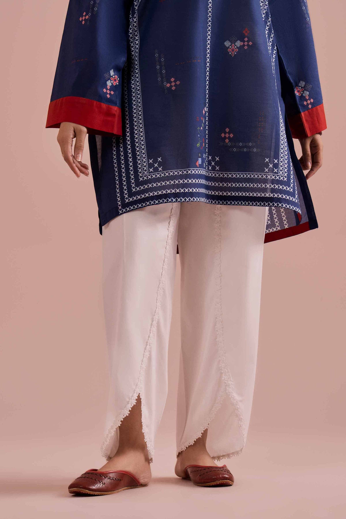 Printed Tunic - PE26-102 Blue Lawn 1PC Printed Nishat Australia