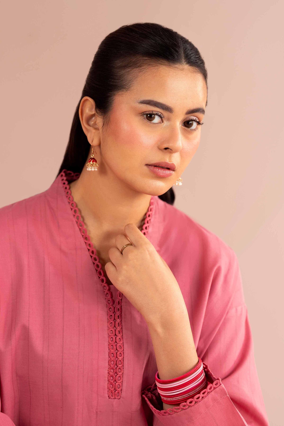 2 Piece - Solid Suit - PE26-36 Pink Dobby 2PC Solids Nishat Australia