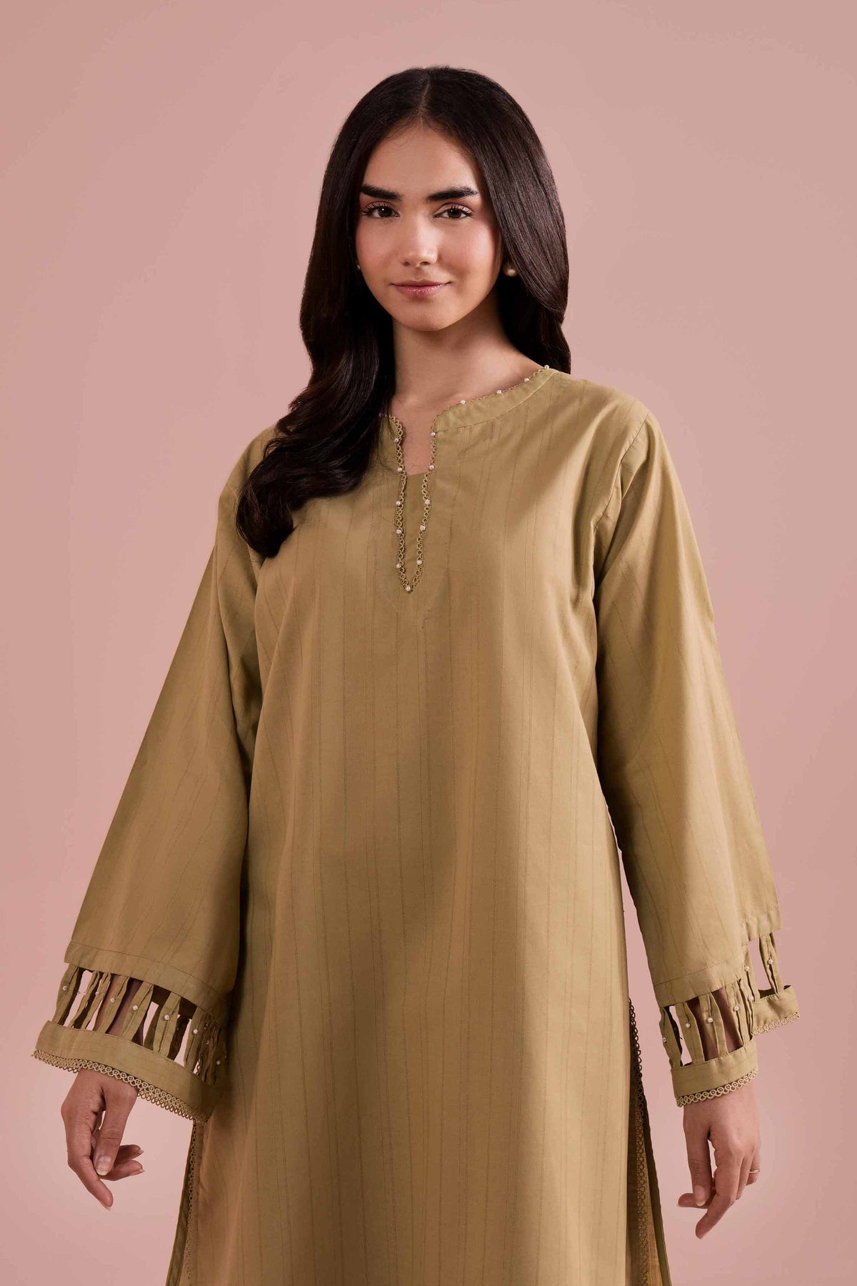 2 Piece - Solid Suit - PE26-37 Green Dobby 2PC Solids Nishat Australia