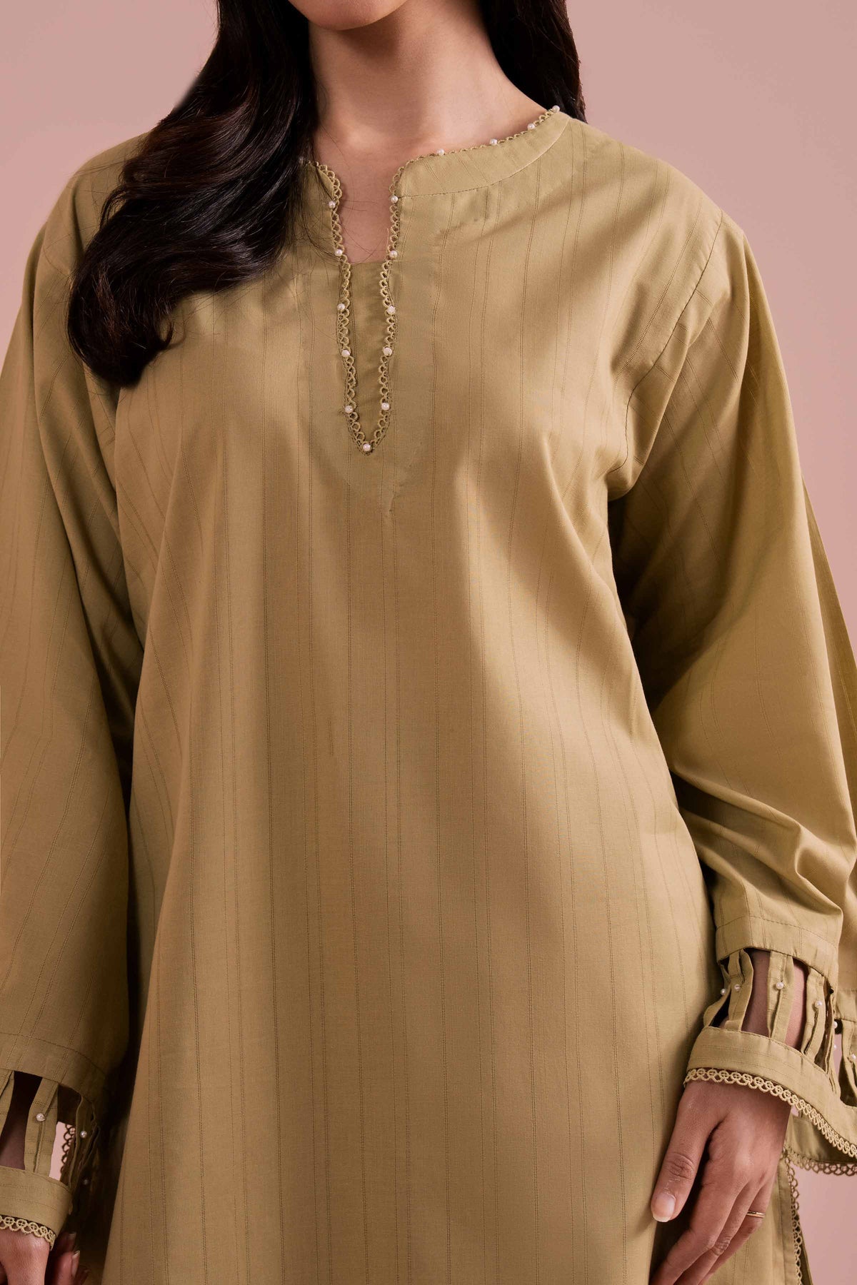 2 Piece - Solid Suit - PE26-37 Green Dobby 2PC Solids Nishat Australia
