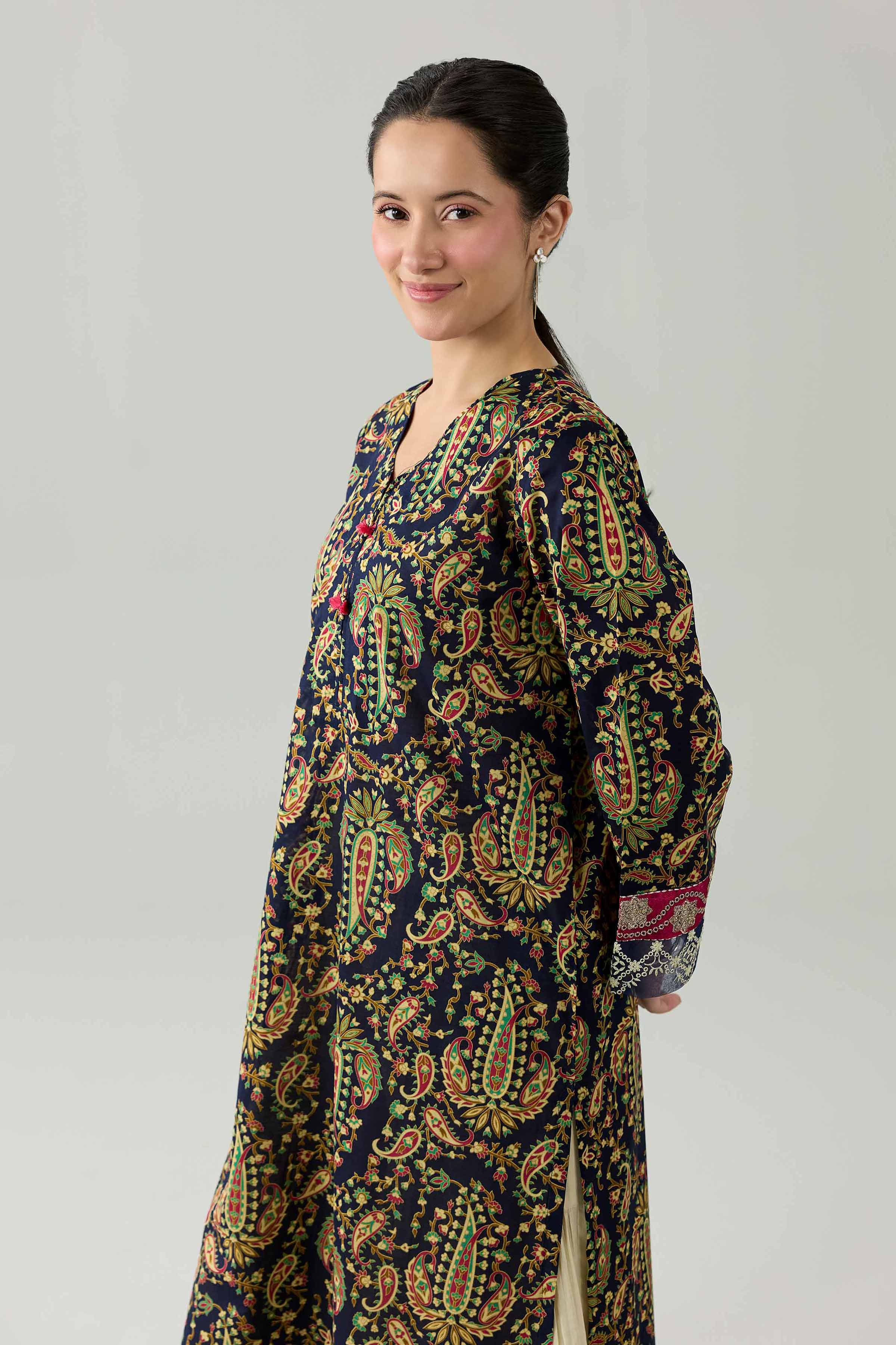 Printed Embroidered Shirt - PE26-373 Multi Lawn 1PC Embroidered Nishat Australia