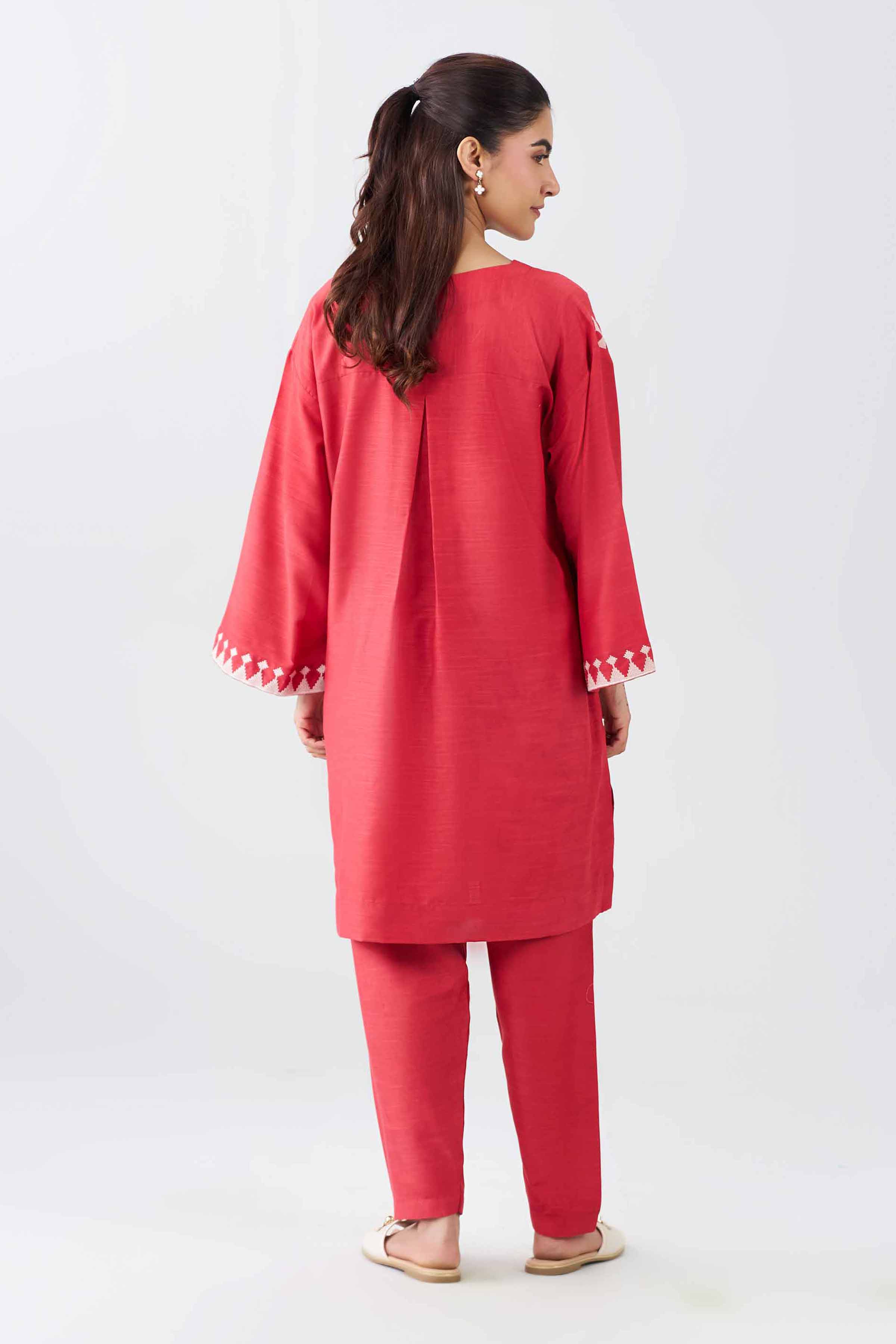 2 Piece - Embroidered Suit - PE26-393 Red Lawn 2PC Embroidered Nishat Australia