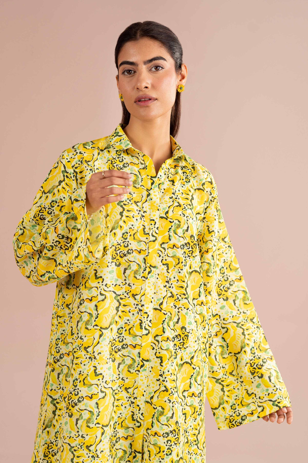 2 Piece - Printed Suit - PE26-416 Yellow Lawn 2PC Printed Nishat Australia