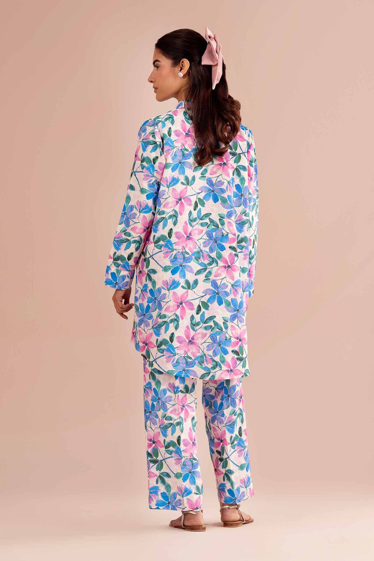 2 Piece - Printed Suit - PE26-418 Pink Lawn 2PC Printed Nishat Australia