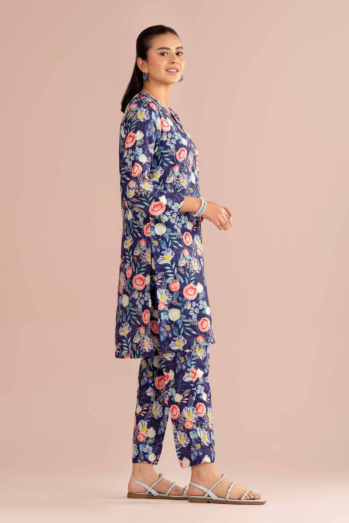2 Piece - Printed Suit - PE26-424 Blue Lawn 2PC Printed Nishat Australia