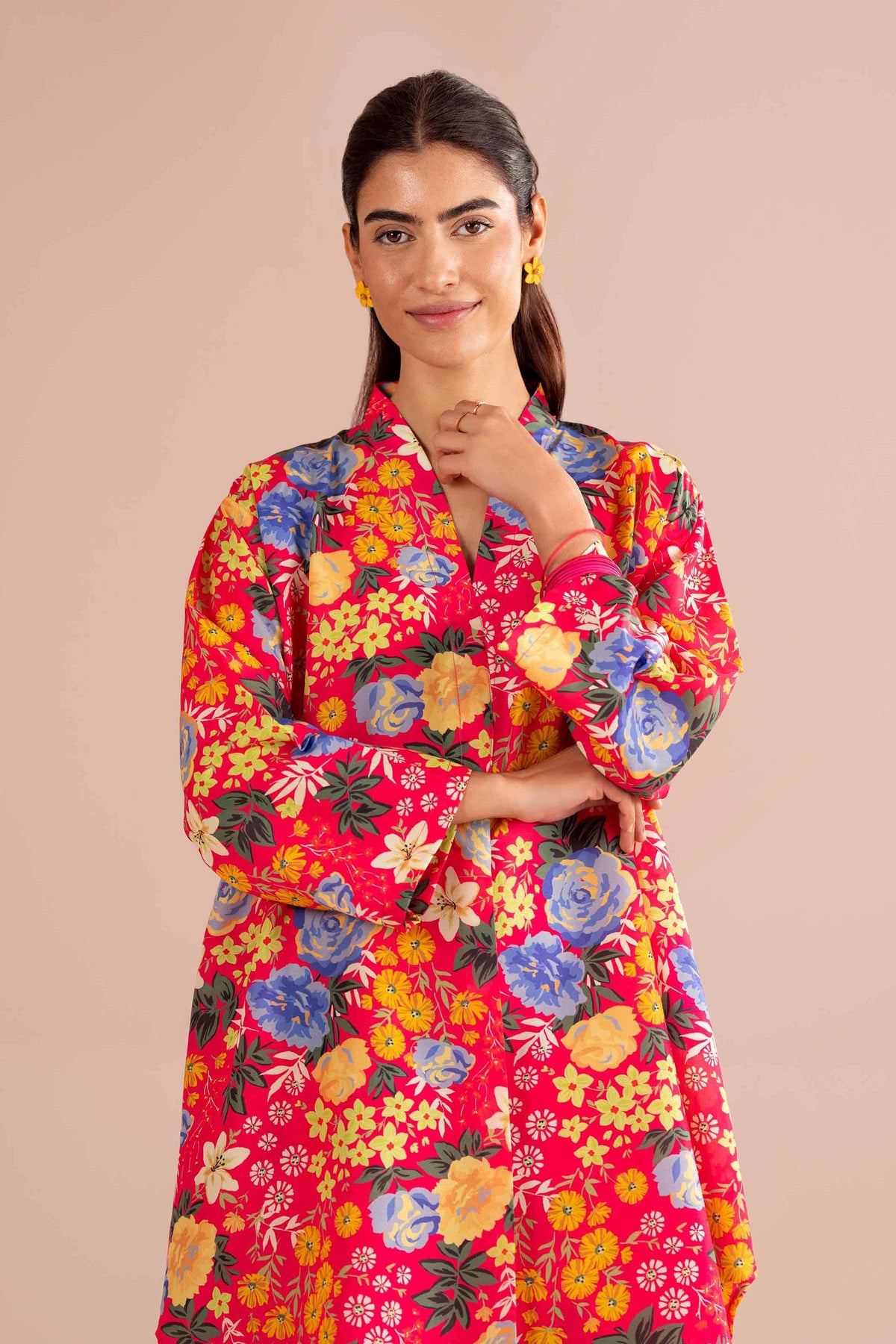 2 Piece - Printed Suit - PE26-426 Pink Lawn 2PC Printed Nishat Australia