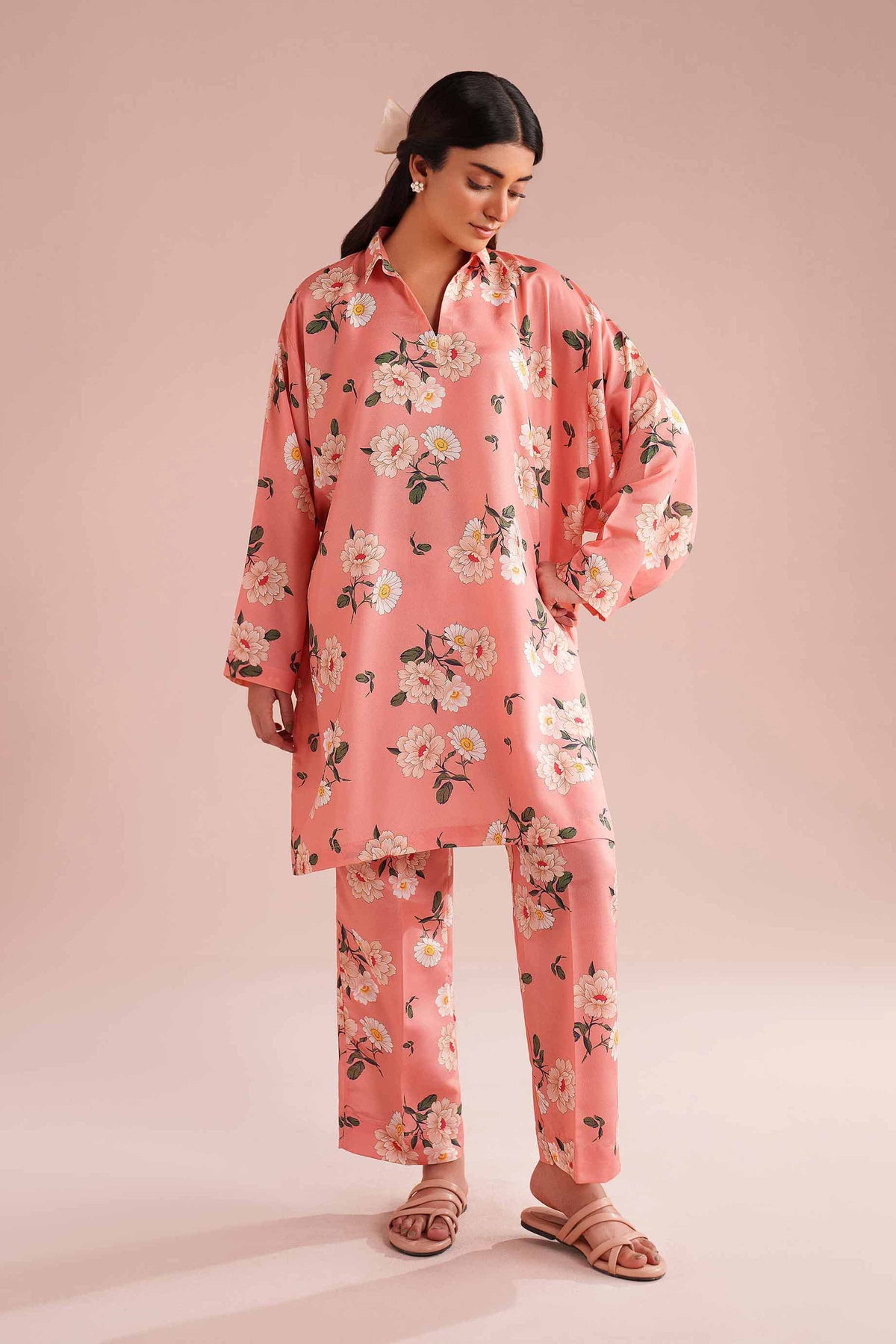 2 Piece - Printed Suit - PE26-432 Pink Lawn 2PC Printed Nishat Australia