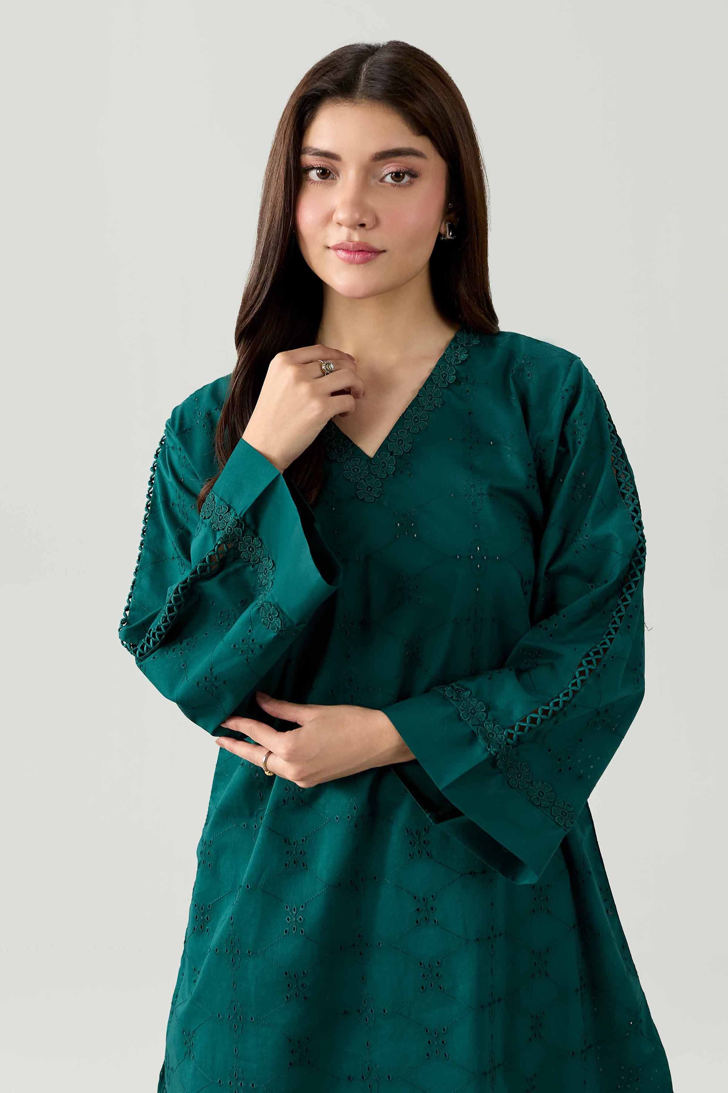 2 Piece - Embroidered Suit - PE26-470 Green Chicken Kari 2PC Embroidered Nishat Australia