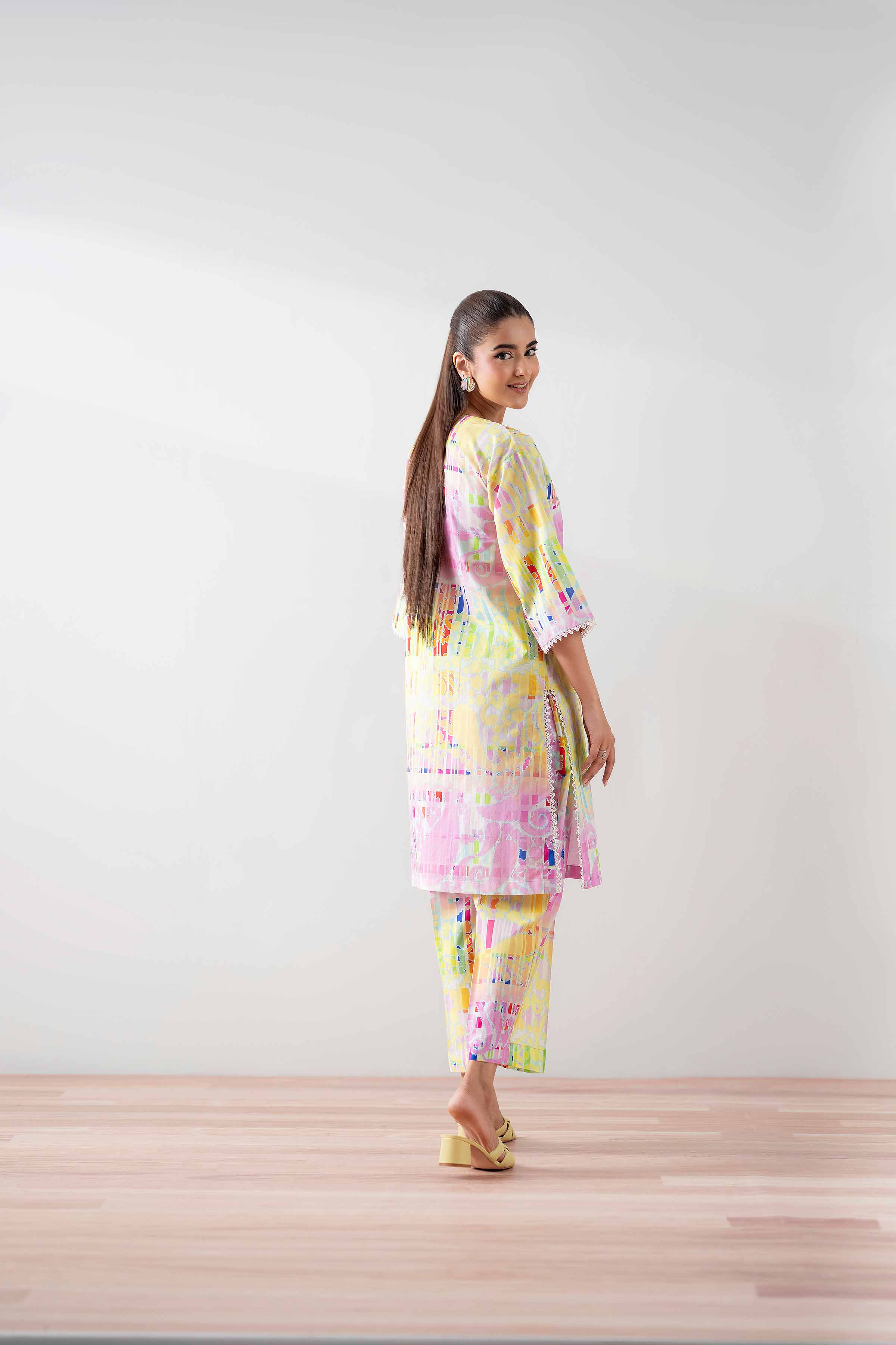 2 Piece - Printed Suit - PS25-226 READY TO WEAR Multi Cambric 2PC Printed