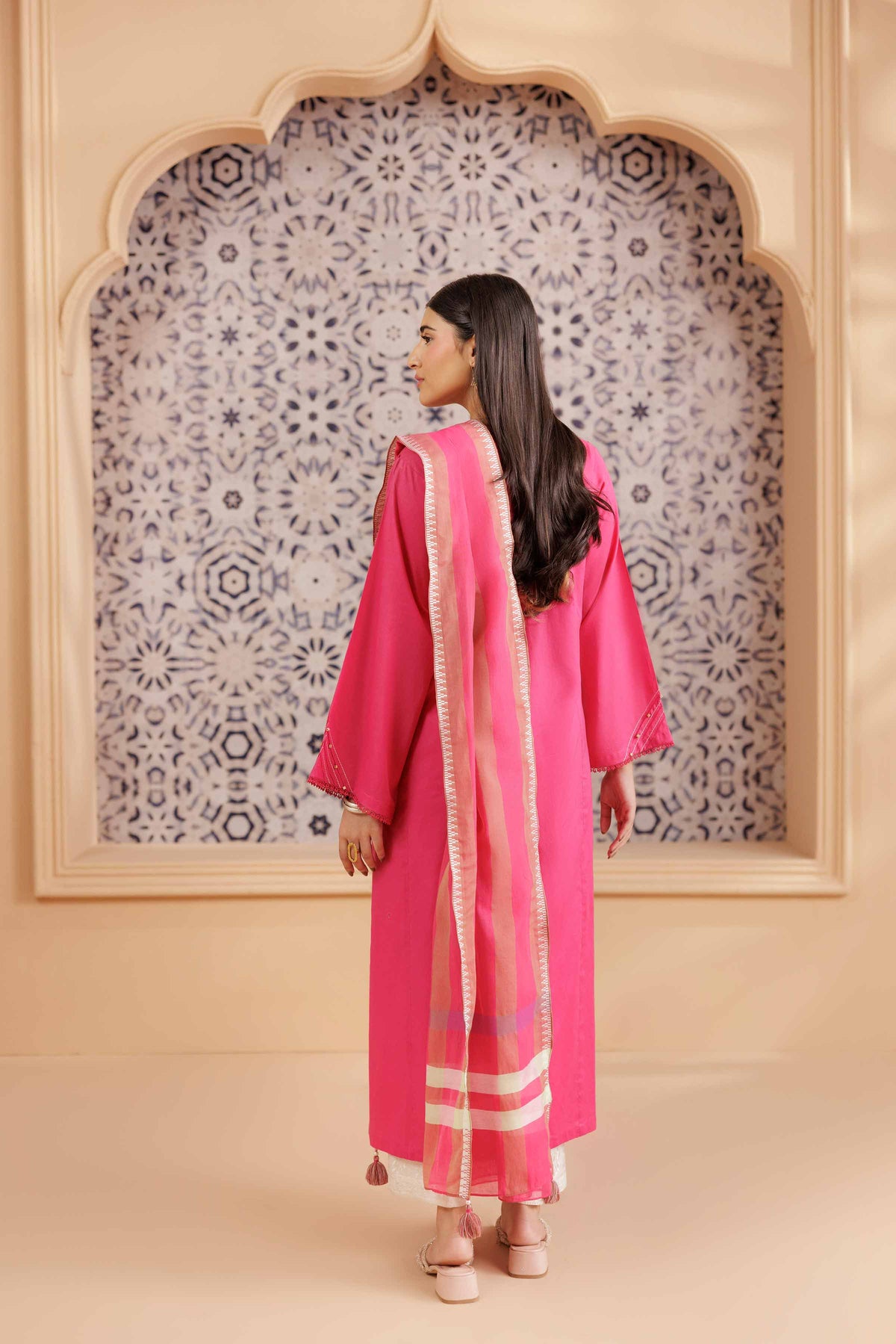2 Piece - Basic Suit - PS25-256 Pink Cambric 2PC Solids Nishat Australia
