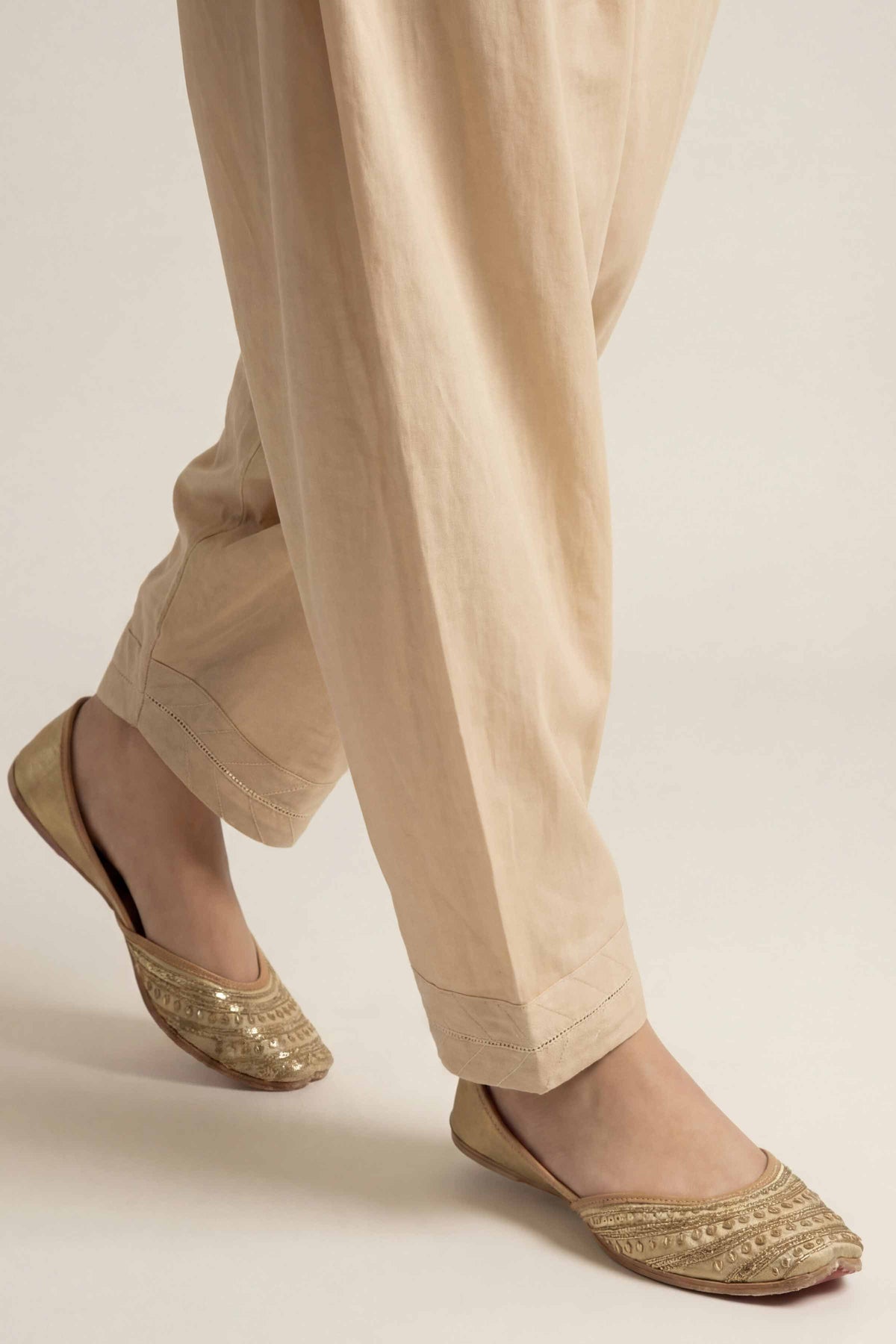 Solid Shalwar - PS26-191 Beige Cambric 1PC Solids Nishat Australia