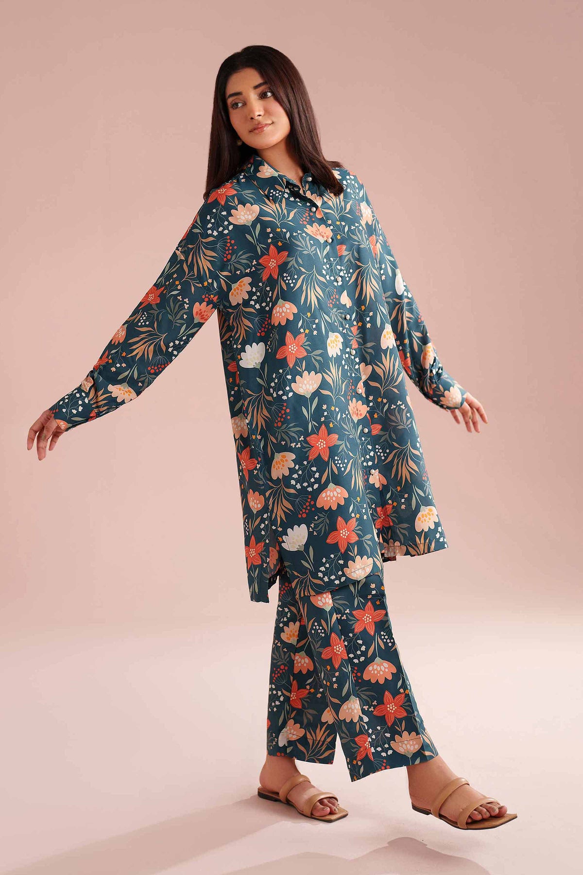 2 Piece - Printed Suit - PS26-74 Green Lawn 2PC Printed Nishat Australia