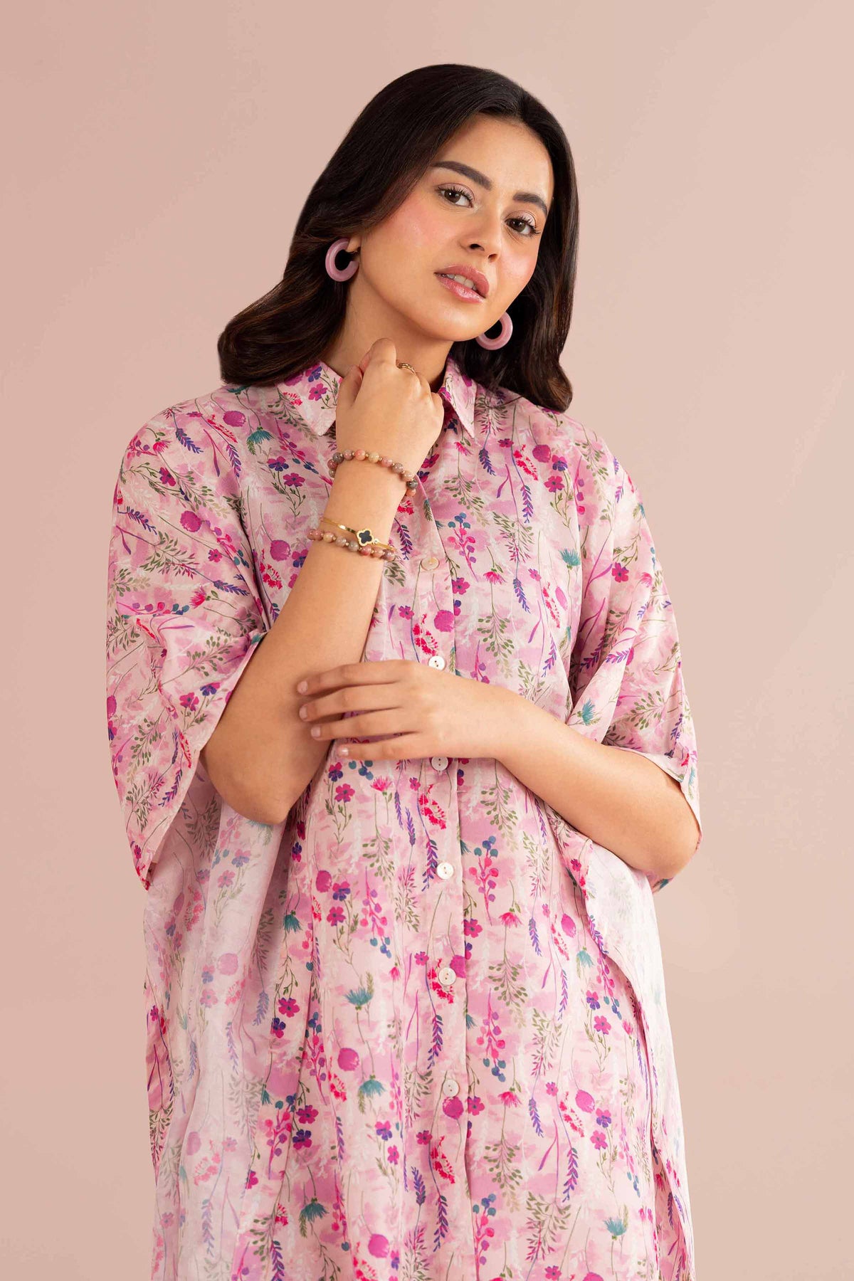 2 Piece - Printed Suit - PS26-76 Pink Lawn 2PC Printed Nishat Australia