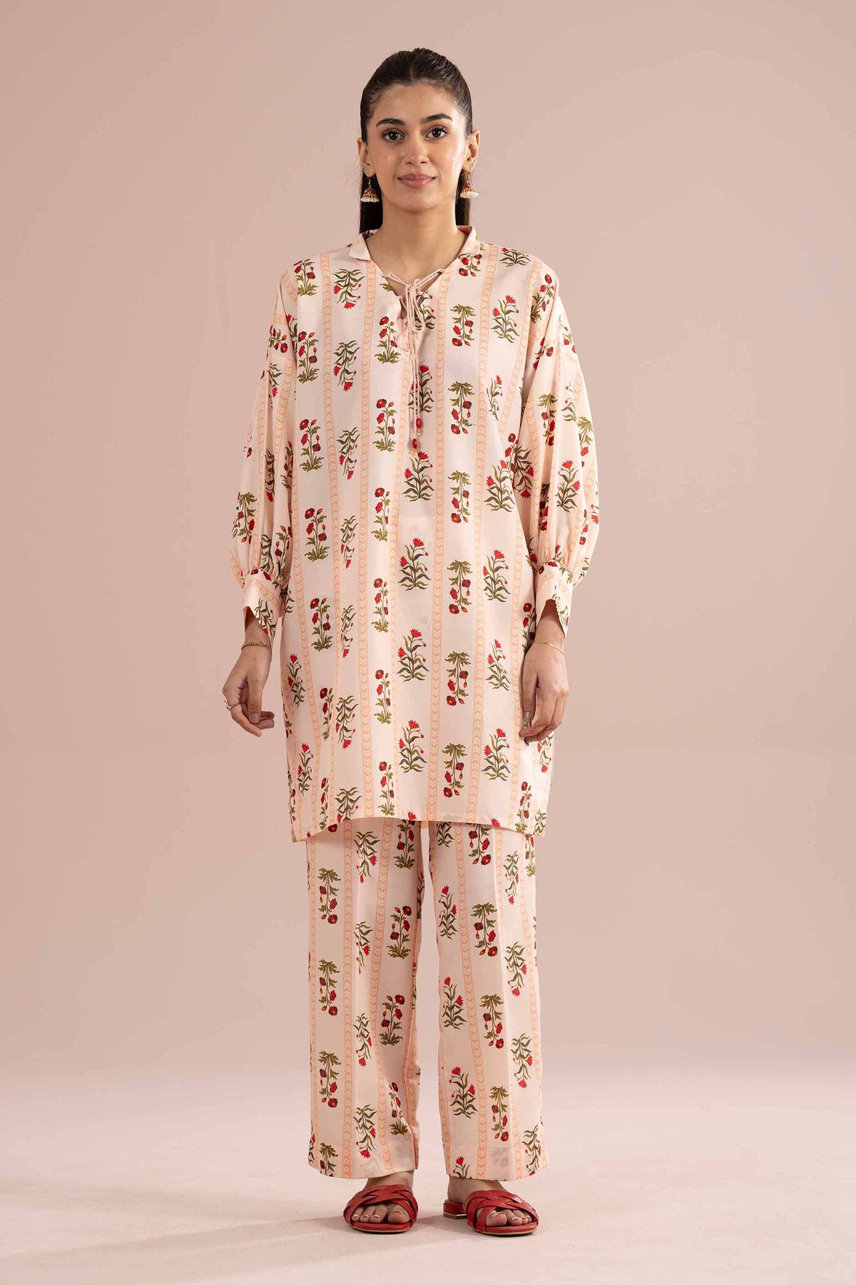 2 Piece - Printed Suit - PS26-79 Orange Lawn 2PC Printed Nishat Australia