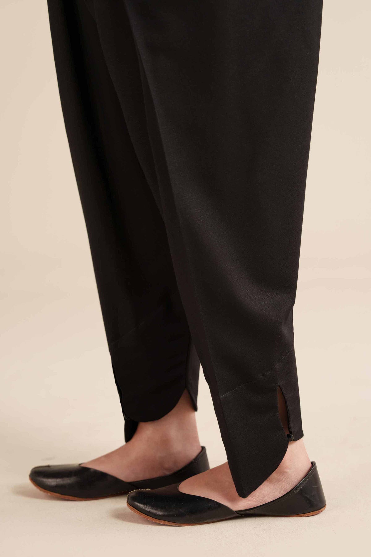 Basic Shalwar - PW25-121 Black Karandi 1PC Solids Nishat Australia