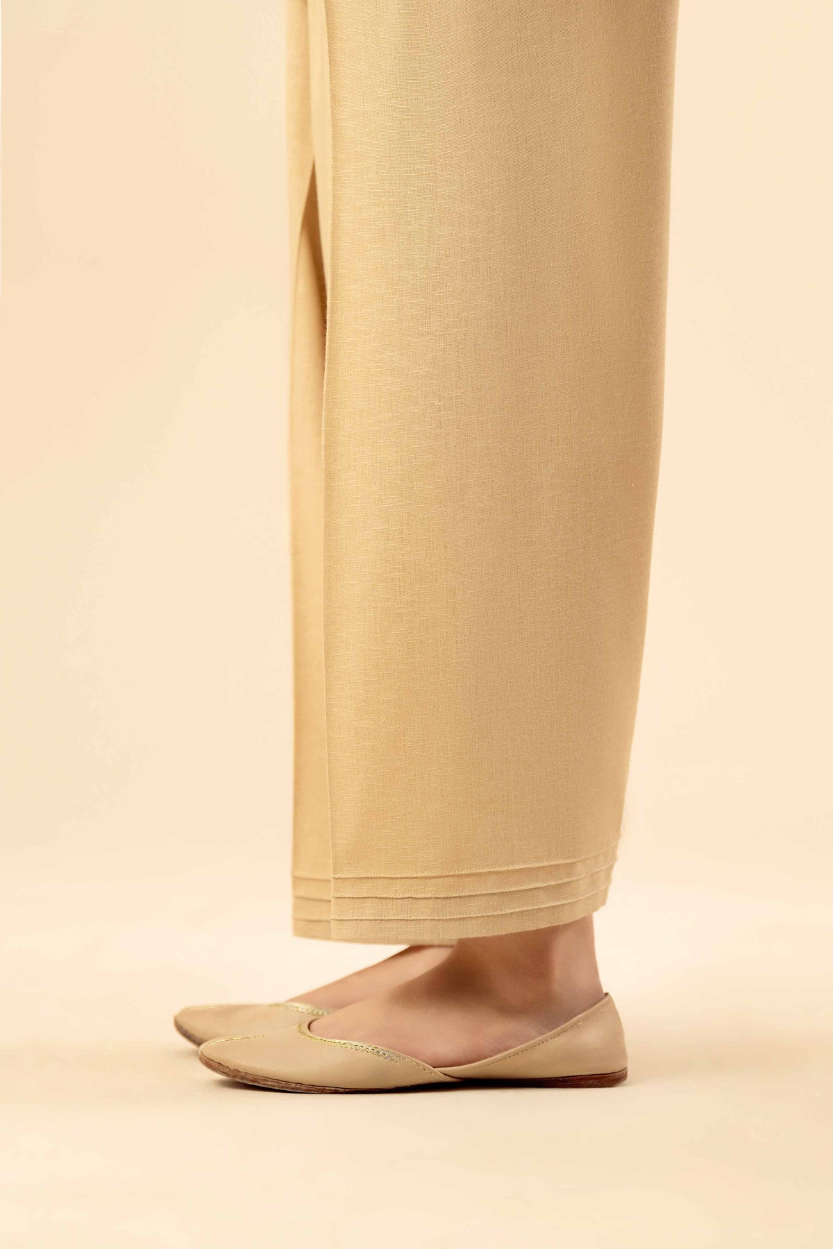 Basic Shalwar - PW25-122 Beige Karandi 1PC Solids Nishat Australia