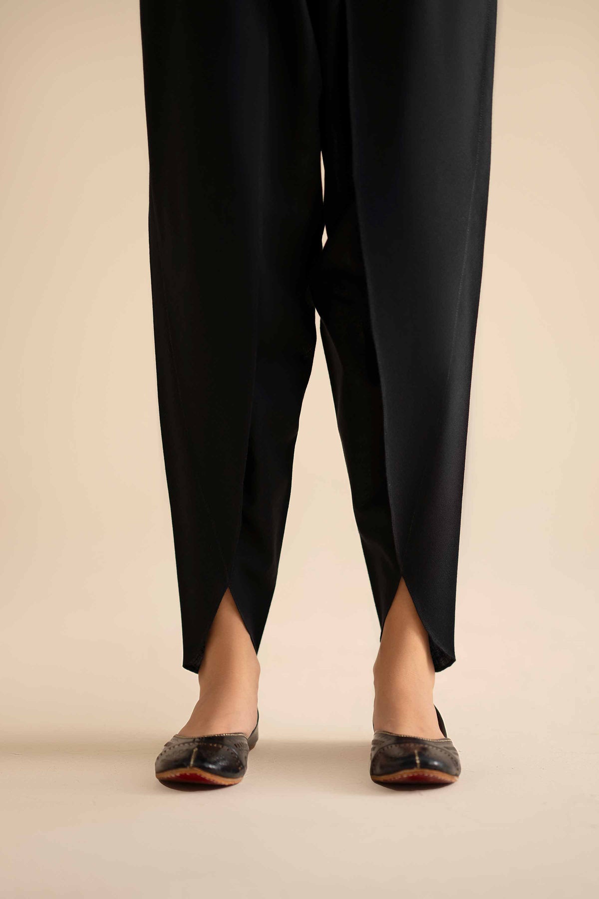 Basic Shalwar - PW25-131 Black Karandi 1PC Solids Nishat Australia
