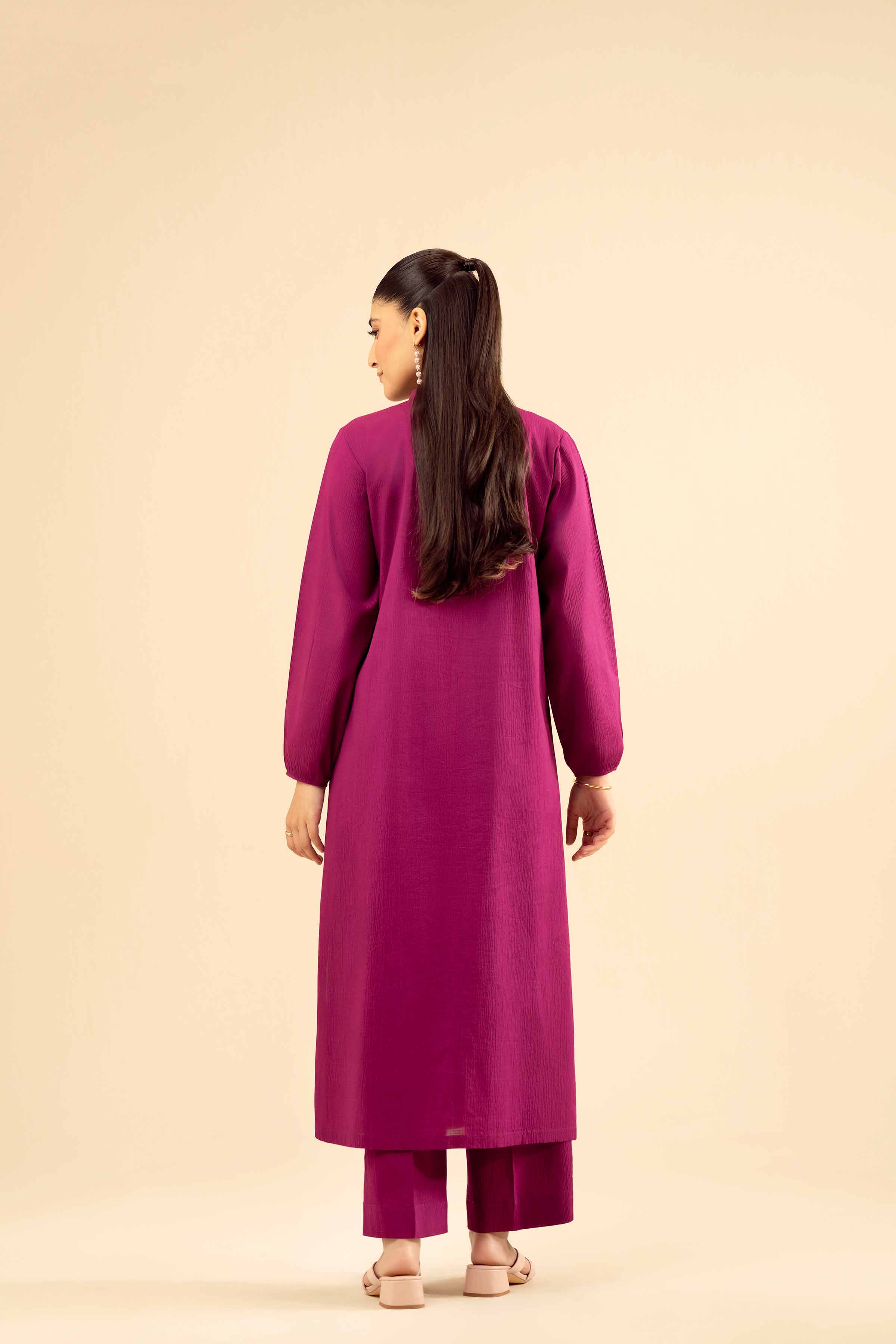 2 Piece - Basic Suit - PW25-205 READY TO WEAR Purple Crush 2PC Solids