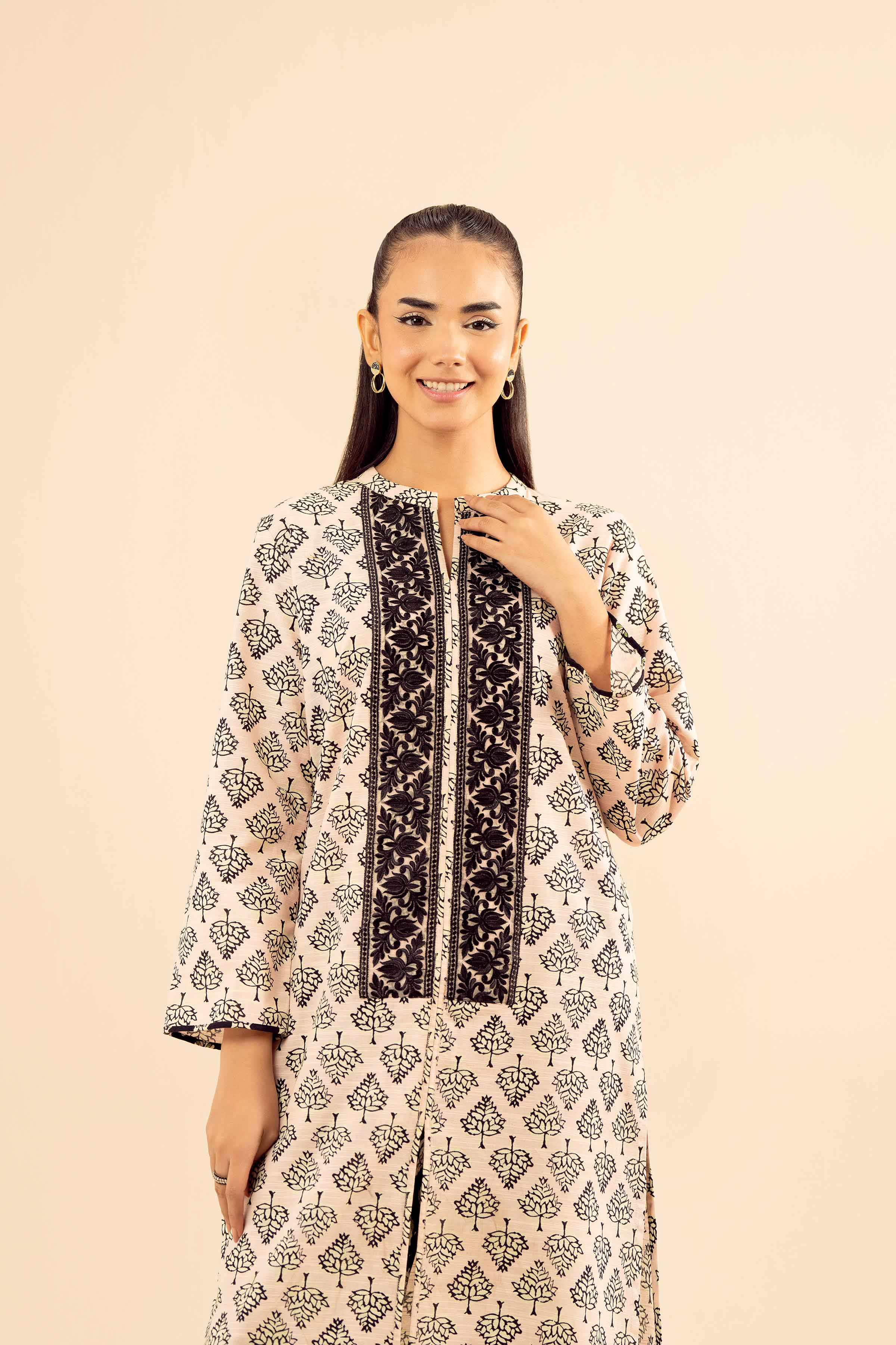 2 Piece - Printed Embroidered Suit - PW25-226 READY TO WEAR Multi Khaddar 2PC Embroidered