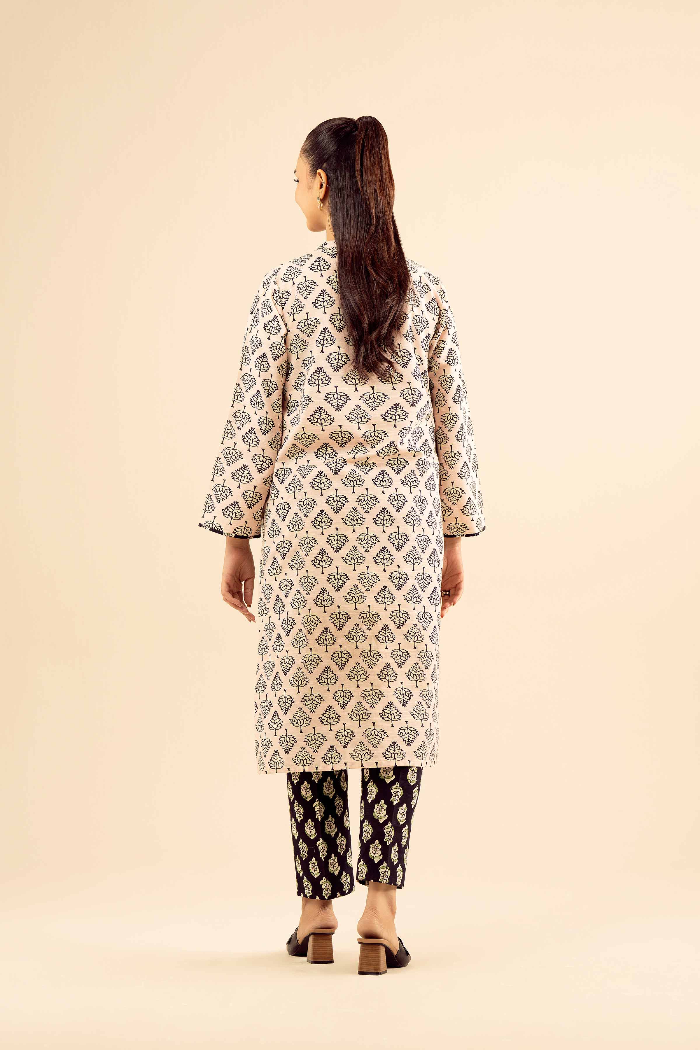 2 Piece - Printed Embroidered Suit - PW25-226 READY TO WEAR Multi Khaddar 2PC Embroidered