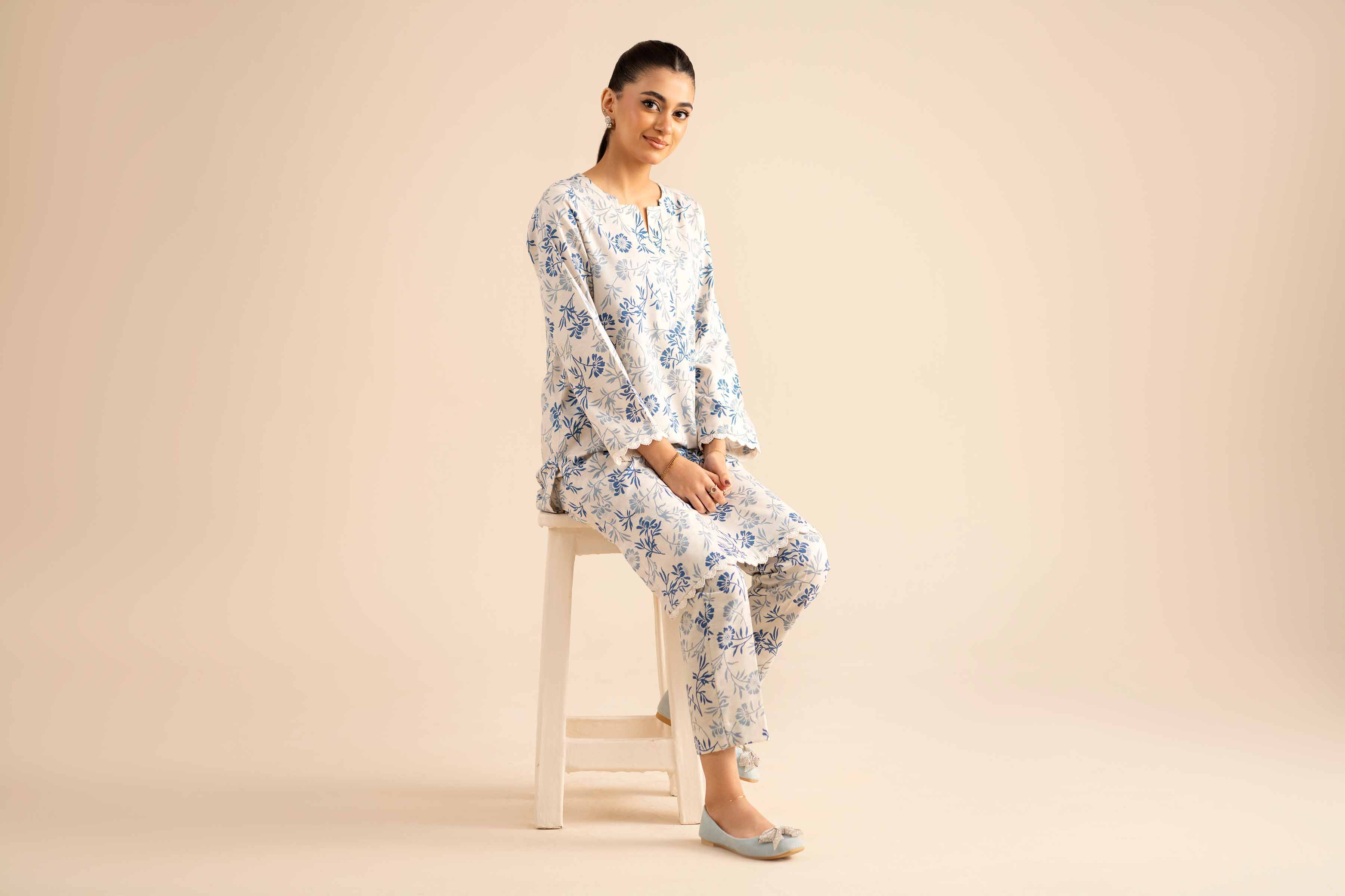 2 Piece - Printed Suit - PW25-304 READY TO WEAR Multi Karandi 2PC Printed