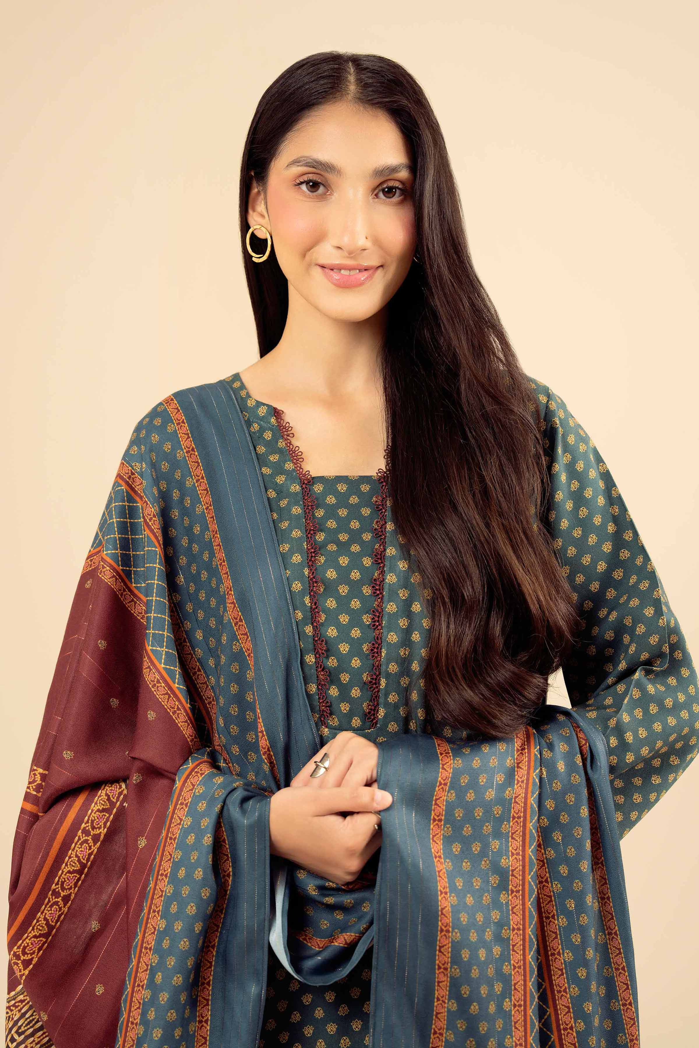 2 Piece - Printed Suit - PW25-81 READY TO WEAR Green Marina 2PC Printed