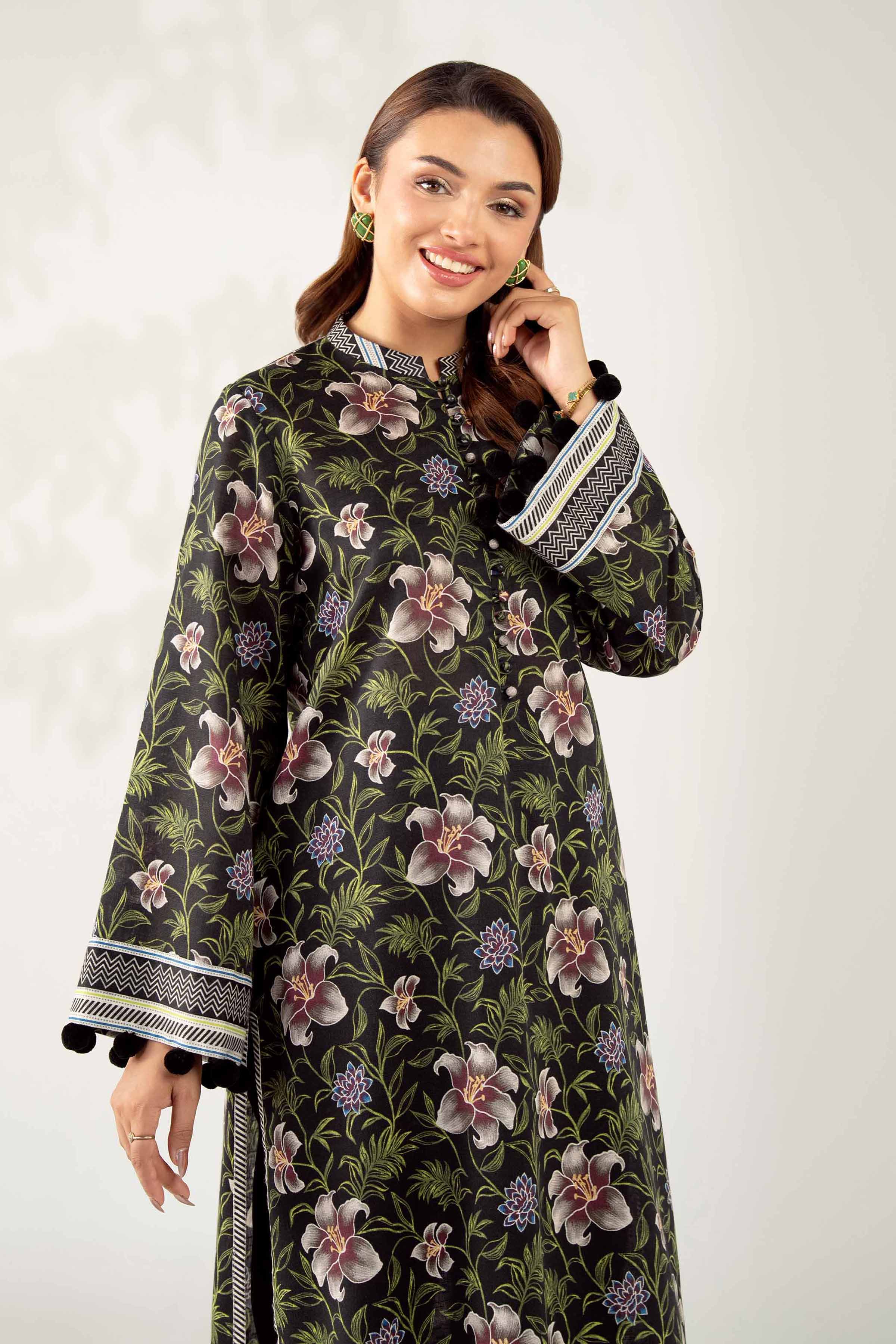 2 Piece - Printed Suit - 42502766 Unstitched Multi Karandi 2PC Printed