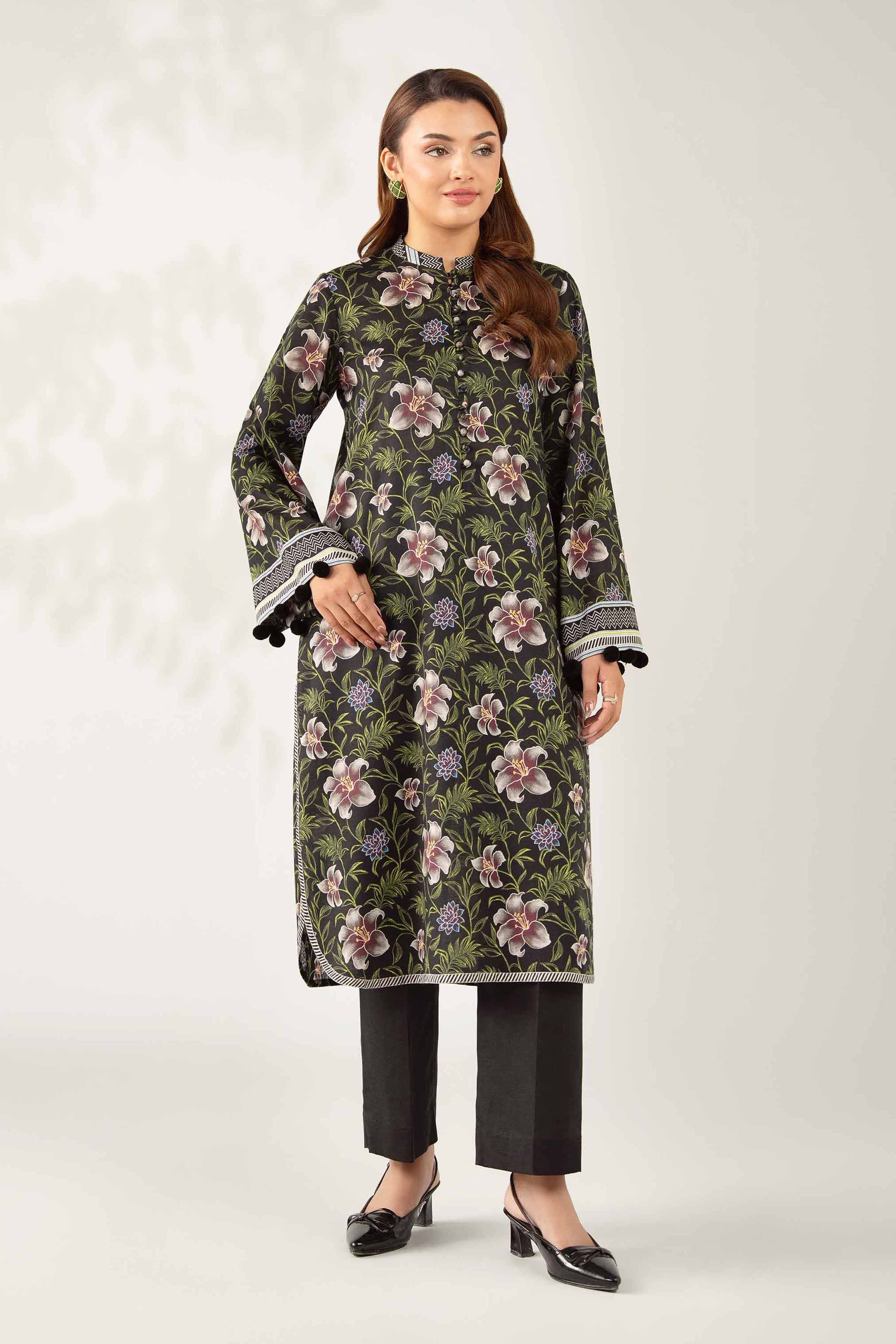 2 Piece - Printed Suit - 42502766 Unstitched Multi Karandi 2PC Printed