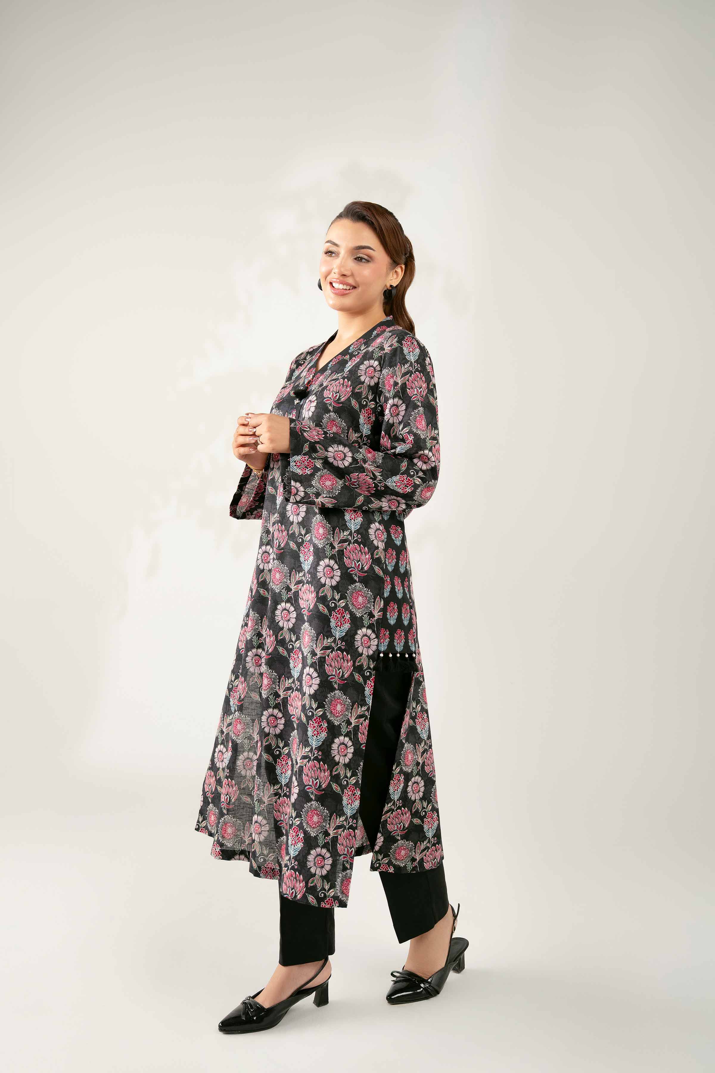 2 Piece - Printed Suit - 42502768 Unstitched Multi Karandi 2PC Printed