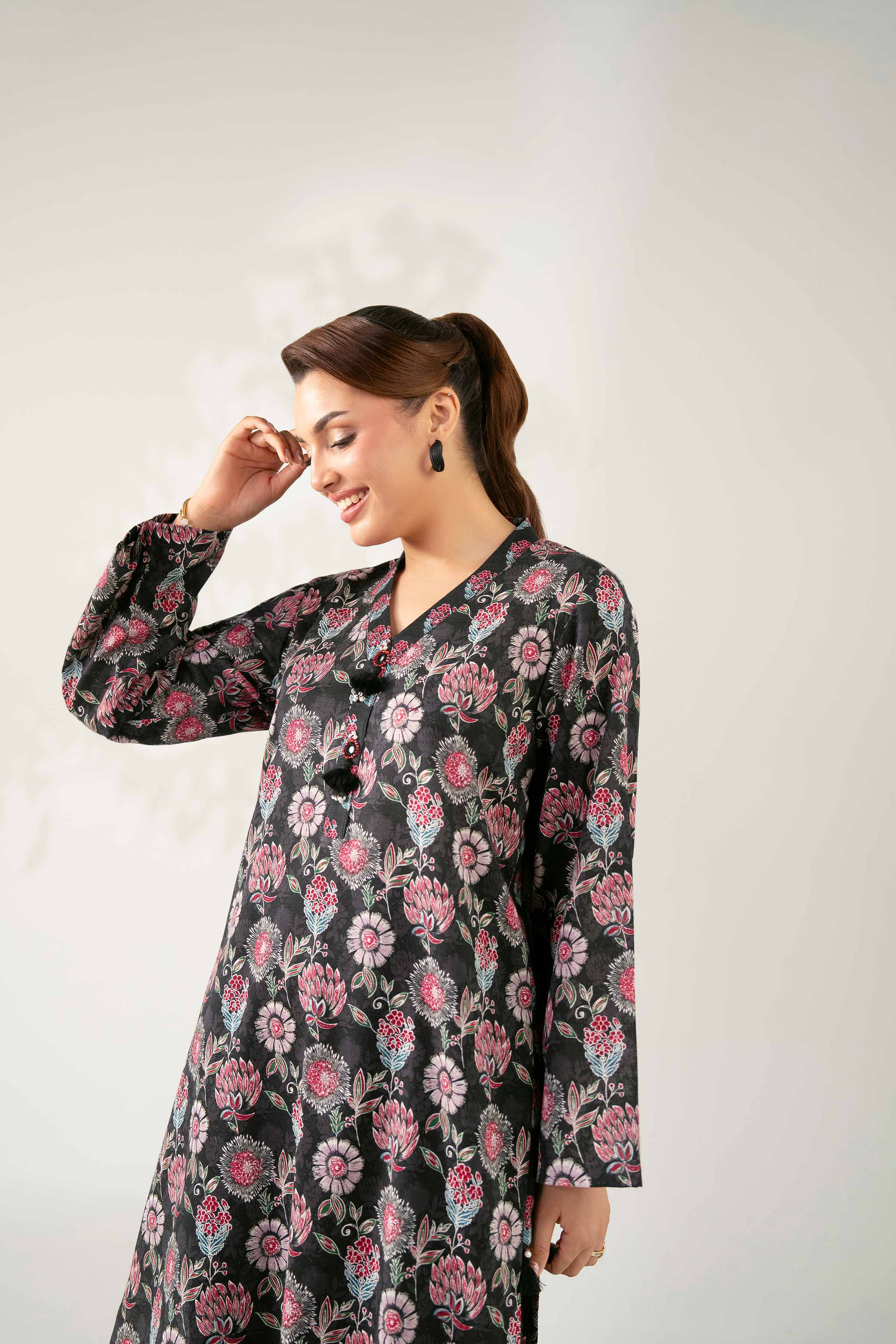 2 Piece - Printed Suit - 42502768 Unstitched Multi Karandi 2PC Printed