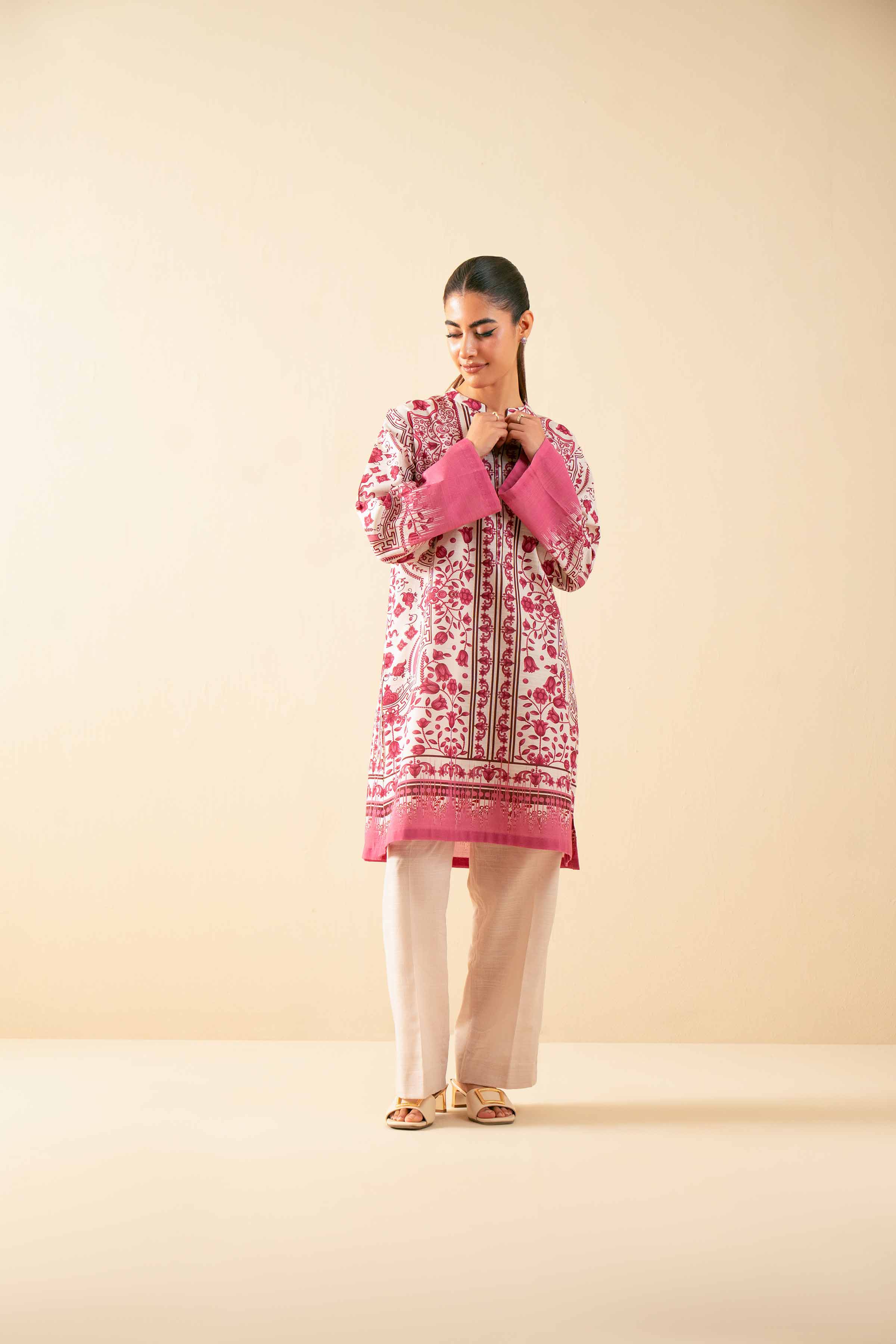 2 Piece - Digital Printed Suit - 42502789 Unstitched Multi Khaddar 2PC Printed