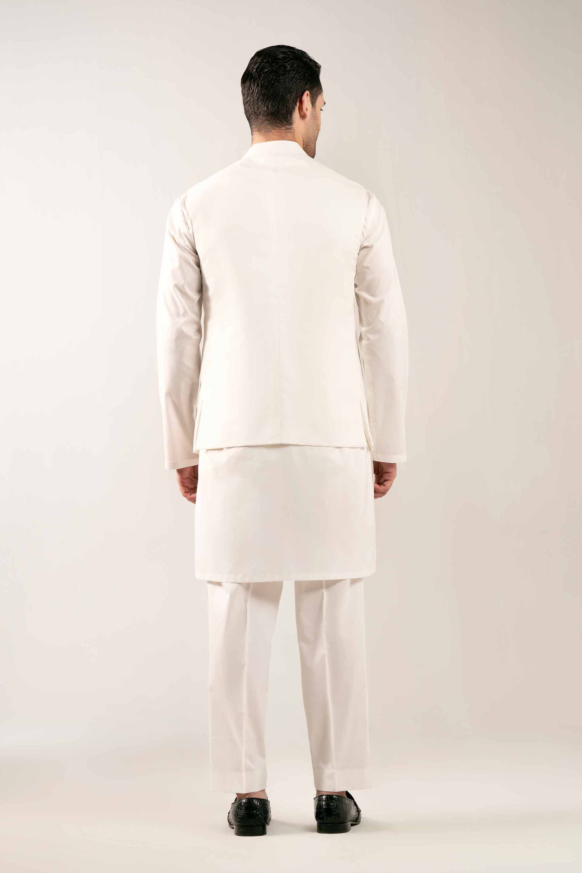 2 Piece - Naqsh Suit - 42508059 Off White Wash & Wear 2PC Non-Embroidered Nishat Australia