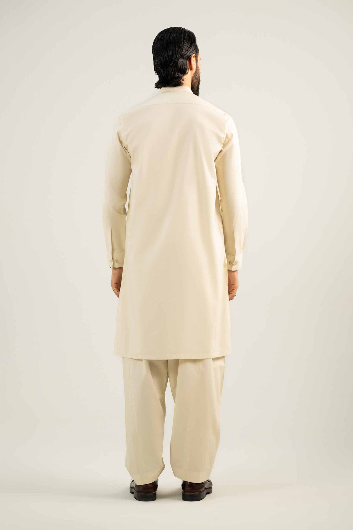 2 Piece - Naqsh Suit -  42508074 Beige Cotton 2PC Non-Embroidered Nishat Australia