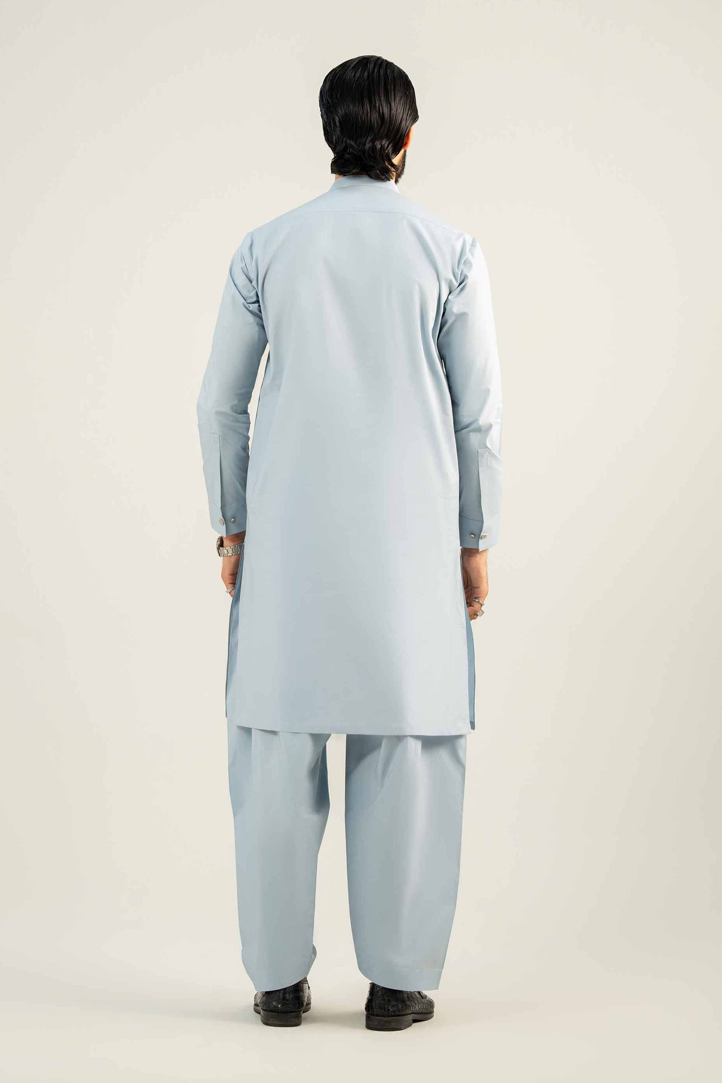 2 Piece - Naqsh Suit - 42508100 Blue Latha 2PC Non-Embroidered Nishat Australia