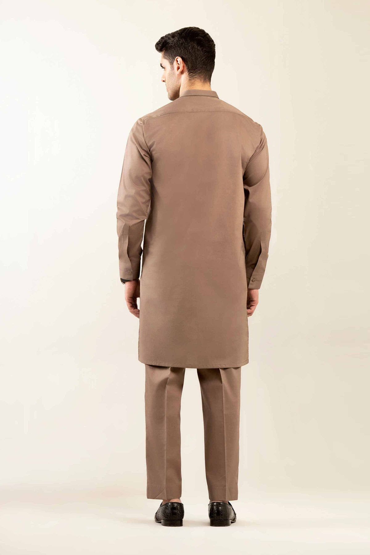 2 Piece - Naqsh Suit - 42508104 Brown Cotton 2PC Non-Embroidered Nishat Australia