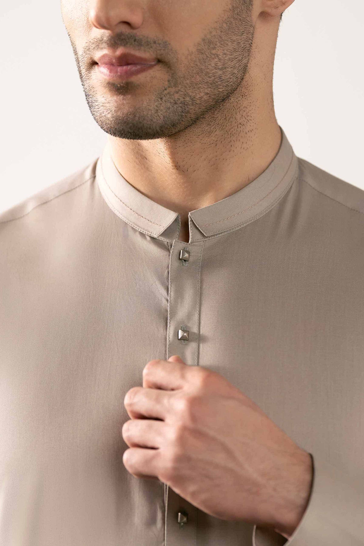2 Piece - Naqsh Suit - 42508105 Grey Cotton 2PC Non-Embroidered Nishat Australia