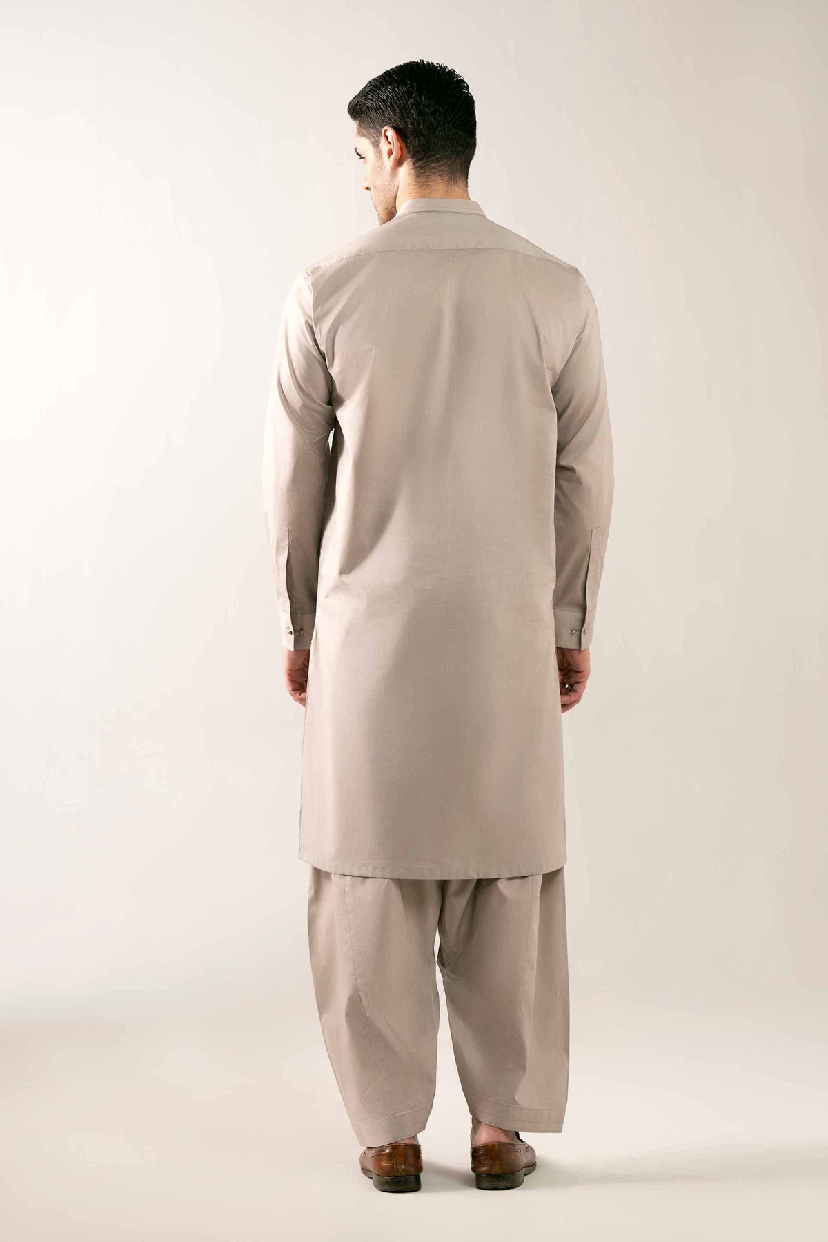 2 Piece - Naqsh Suit - 42508105 Grey Cotton 2PC Non-Embroidered Nishat Australia