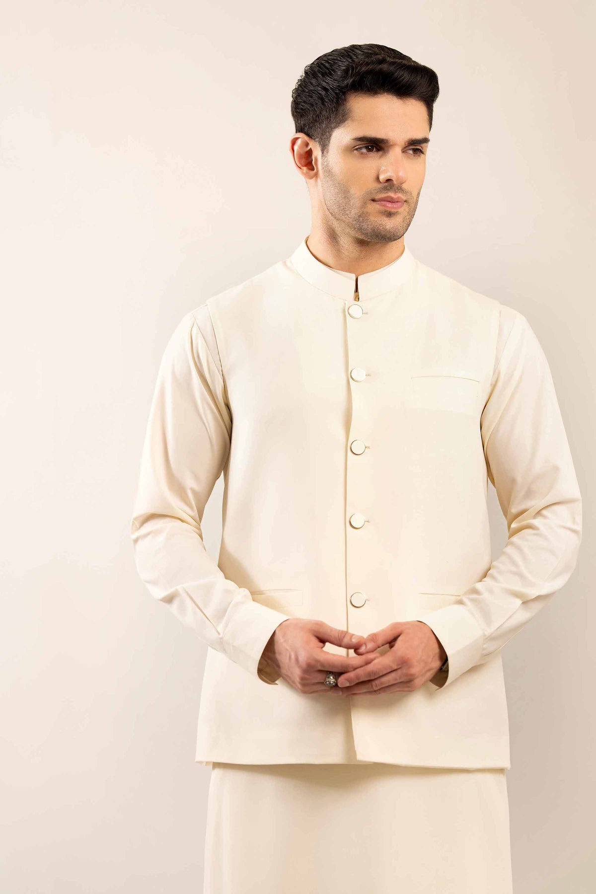 2 Piece - Naqsh Suit - 42508109 White Cotton 2PC Non-Embroidered Nishat Australia