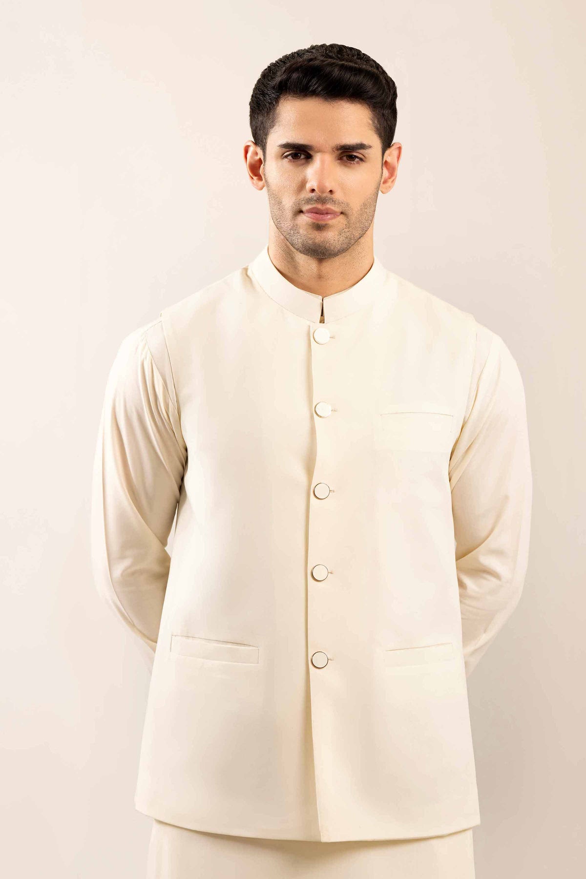 2 Piece - Naqsh Suit - 42508109 White Cotton 2PC Non-Embroidered Nishat Australia