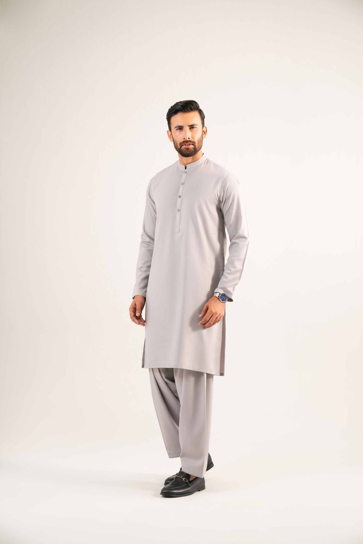 2 Piece - Naqsh Suit - 42508181 Purple Wash & Wear 2PC Non-Embroidered Nishat Australia