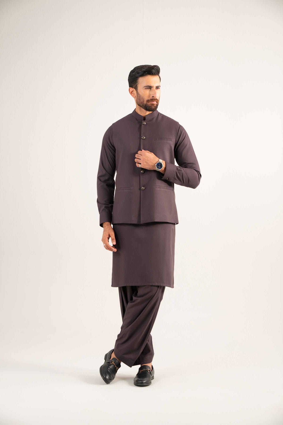 2 Piece - Naqsh Suit - 42508195  Wash & Wear 2PC Non-Embroidered Nishat Australia