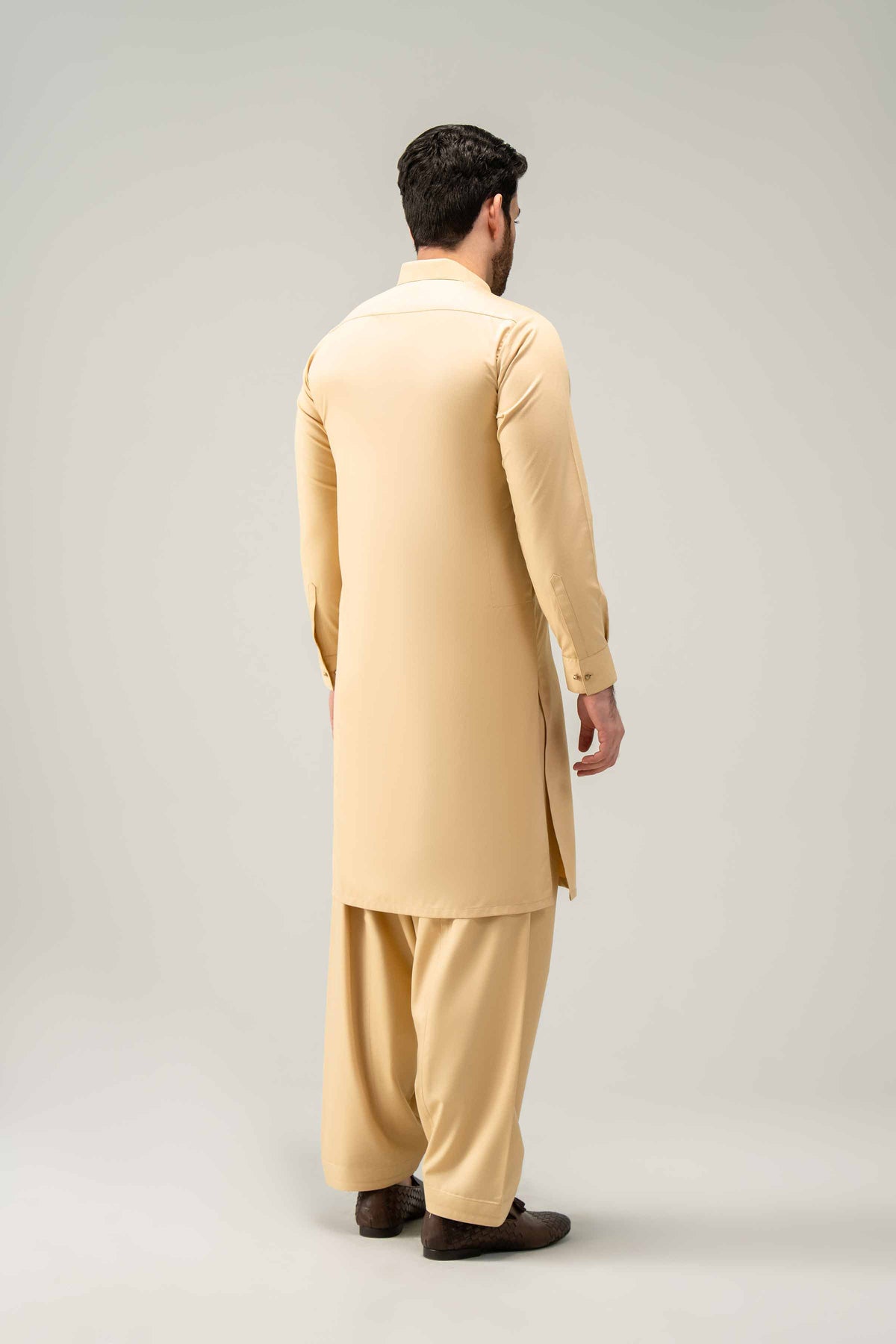 2 Piece - Naqsh Suit - 42508245 Beige Wash & Wear 2PC Non-Embroidered Nishat Australia
