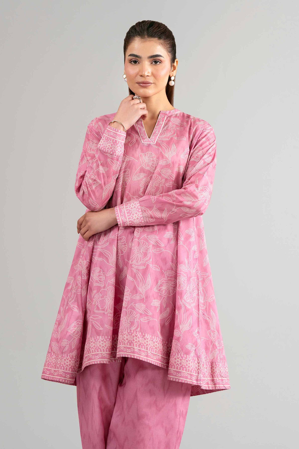 2 Piece - Printed Suit - 42601434 Pink Lawn 2PC Printed Nishat Australia